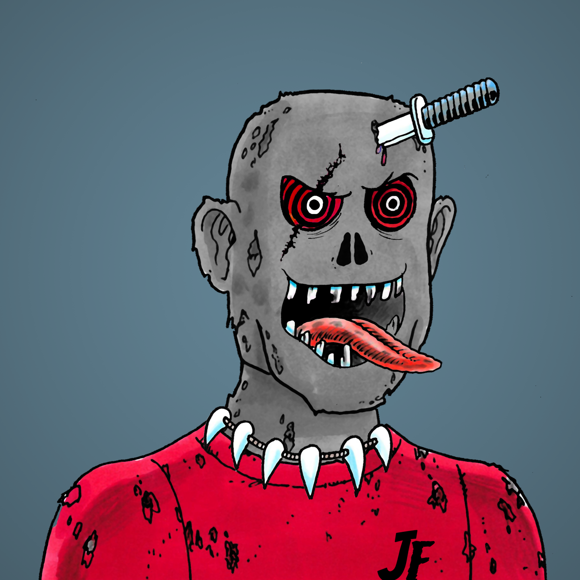 George Trosley - Jungle Freaks - Jungle Freak 244 - NFT # 244