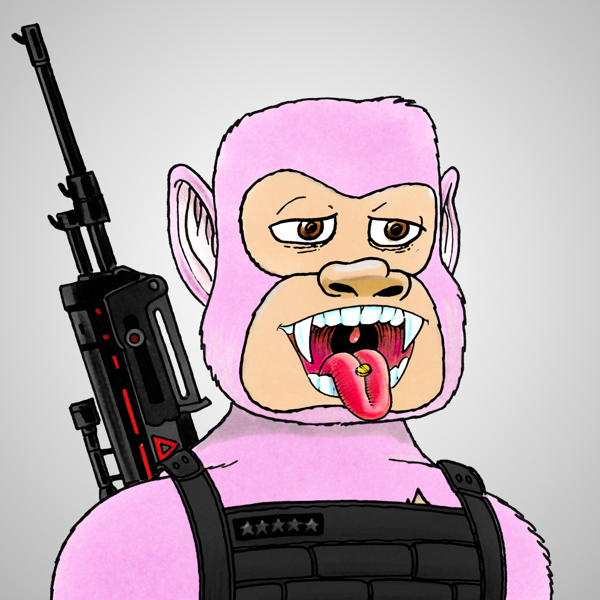 George Trosley - Jungle Freaks - Jungle Freak 2440 - NFT # 2440