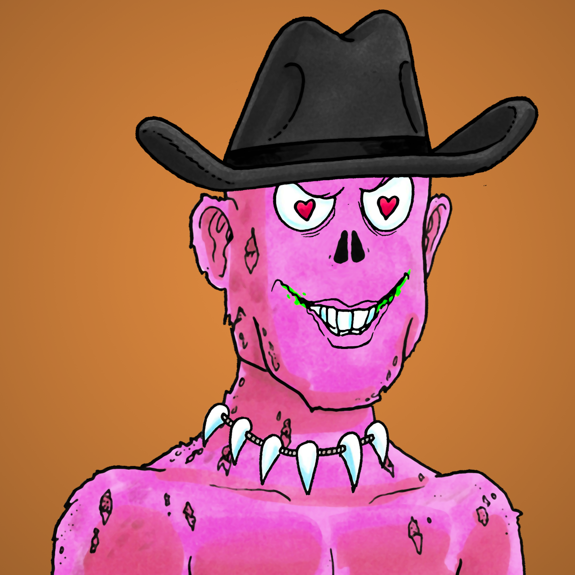 George Trosley - Jungle Freaks - Jungle Freak 2447 - NFT # 2447