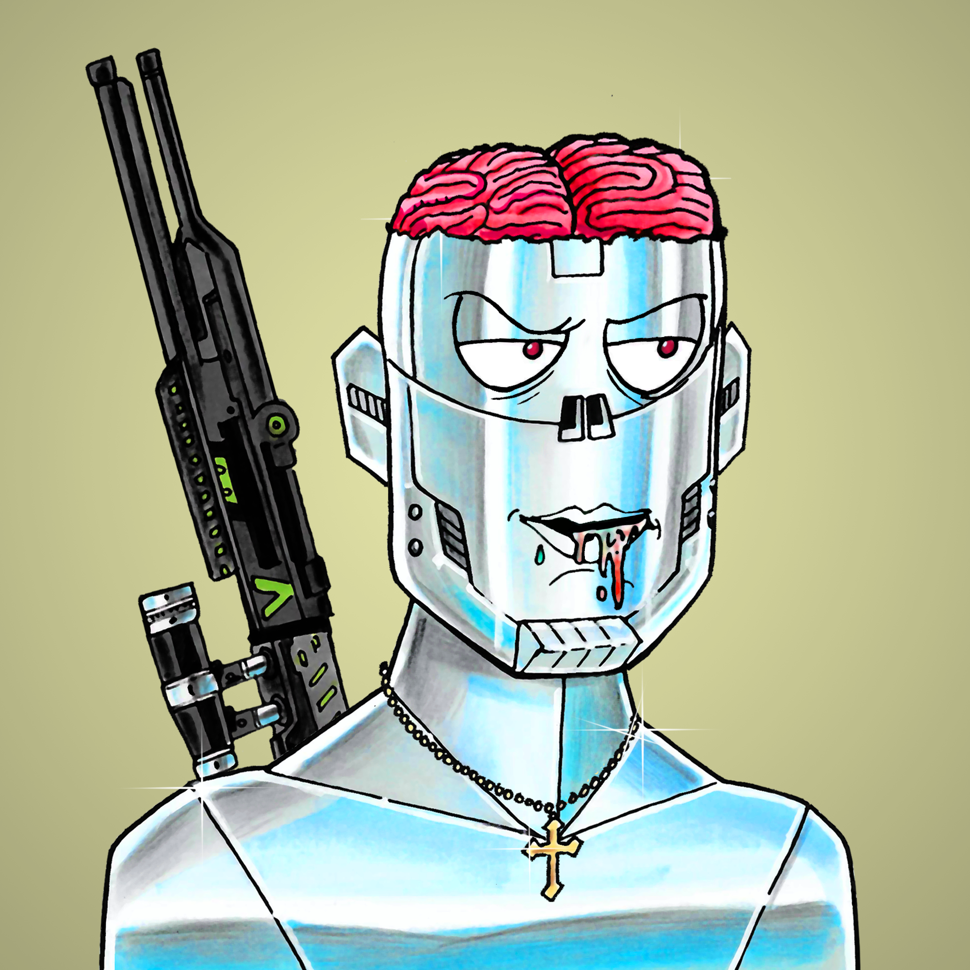 George Trosley - Jungle Freaks - Jungle Freak 2451 - NFT # 2451