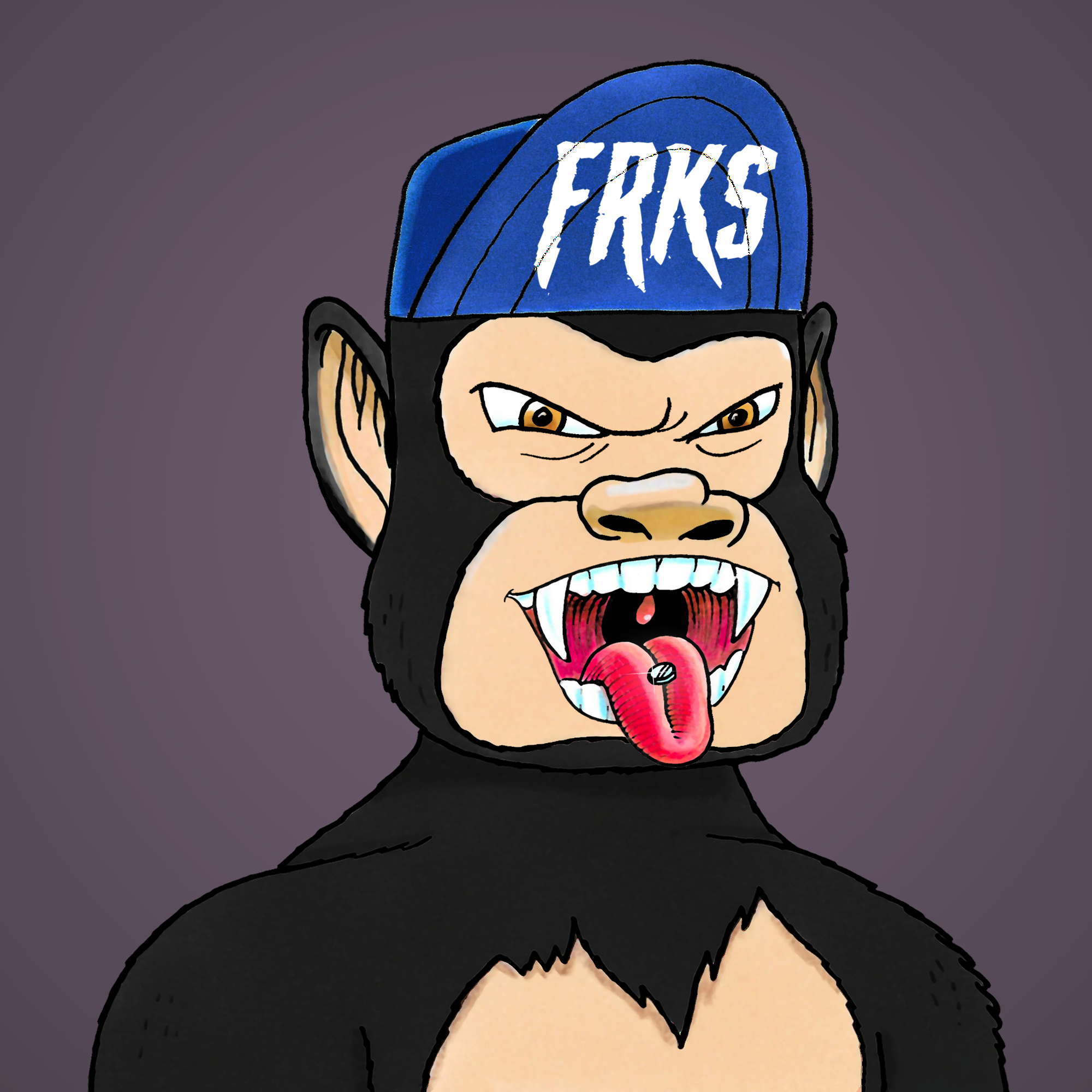 George Trosley - Jungle Freaks - Jungle Freak 2460 - NFT # 2460