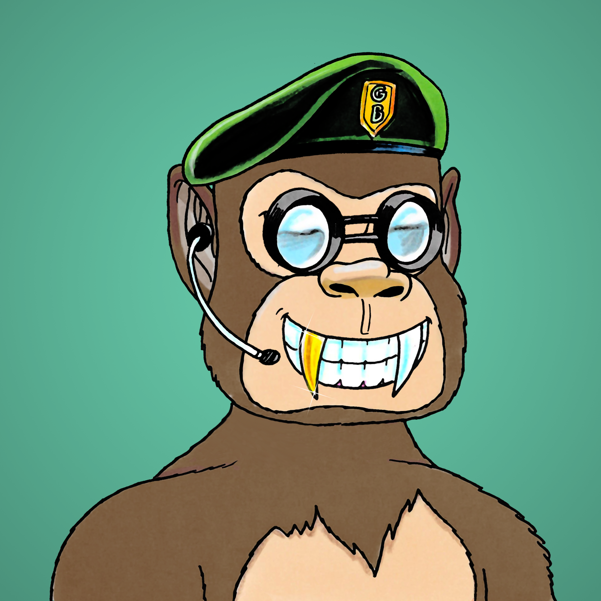 George Trosley - Jungle Freaks - Jungle Freak 2471 - NFT # 2471