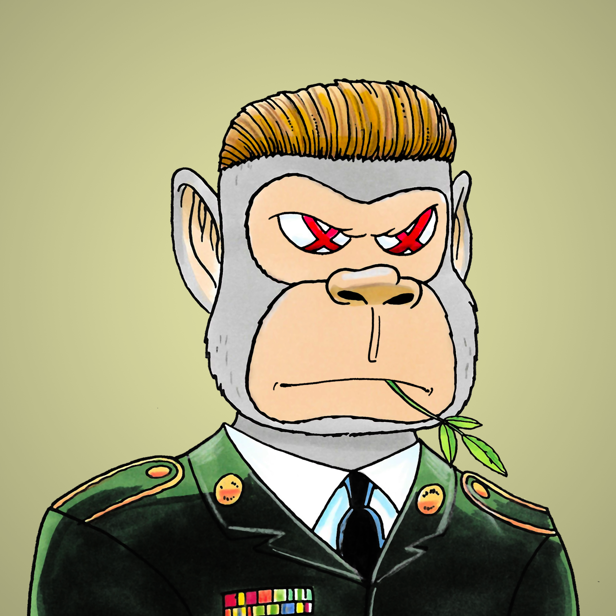 George Trosley - Jungle Freaks - Jungle Freak 2473 - NFT # 2473