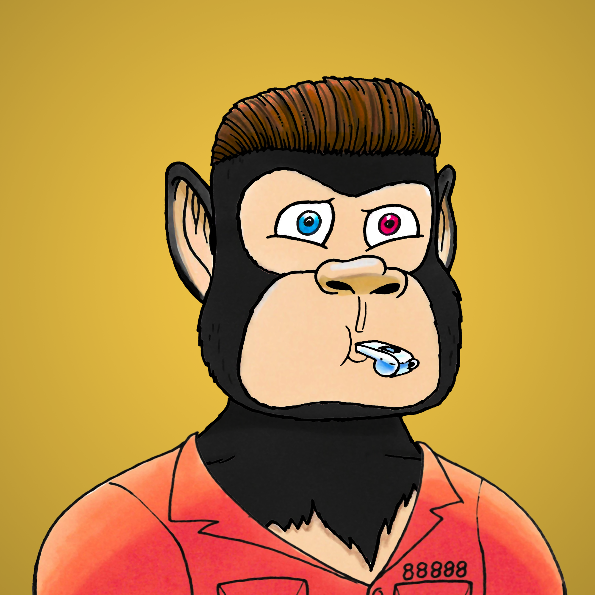 George Trosley - Jungle Freaks - Jungle Freak 2476 - NFT # 2476