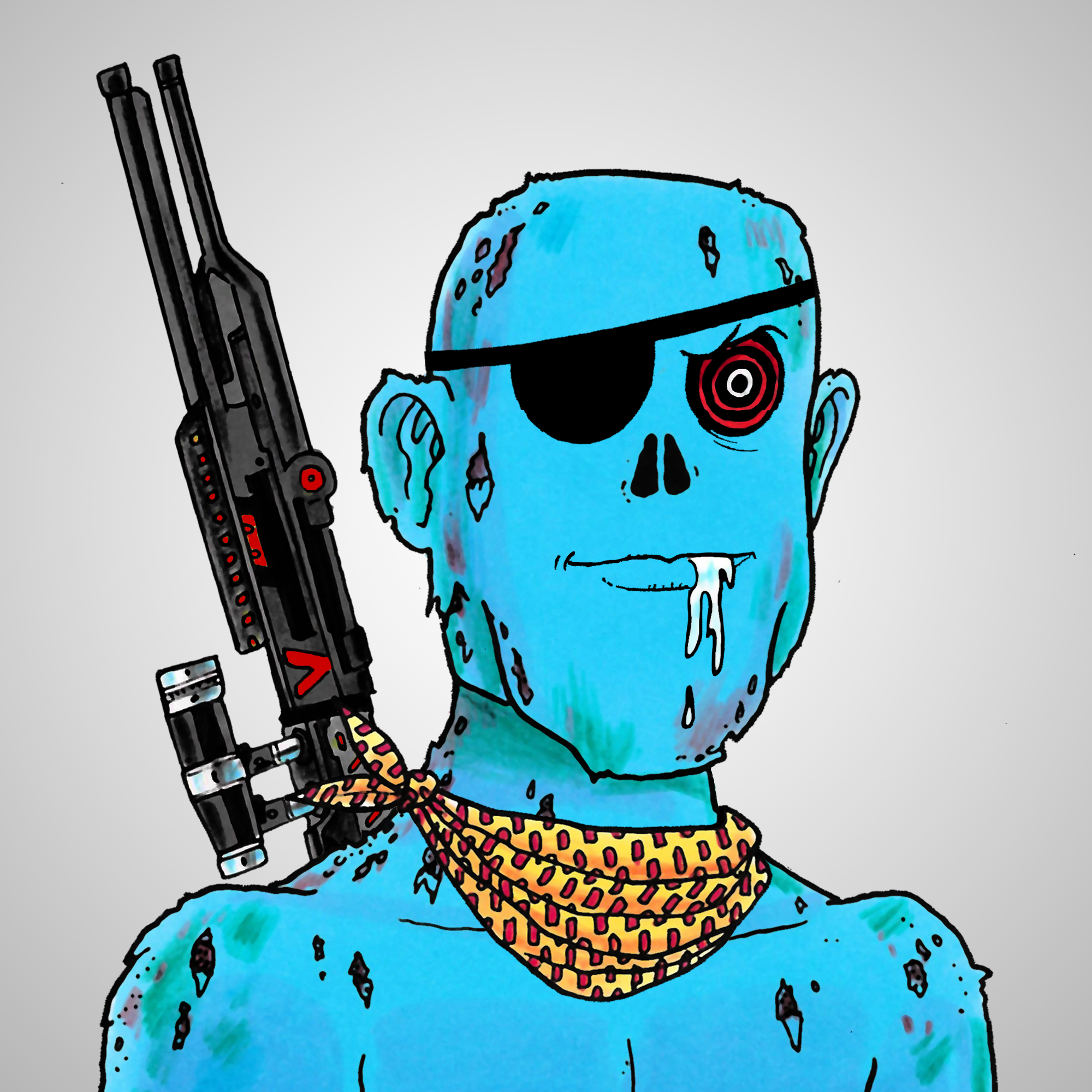 George Trosley - Jungle Freaks - Jungle Freak 2479 - NFT # 2479