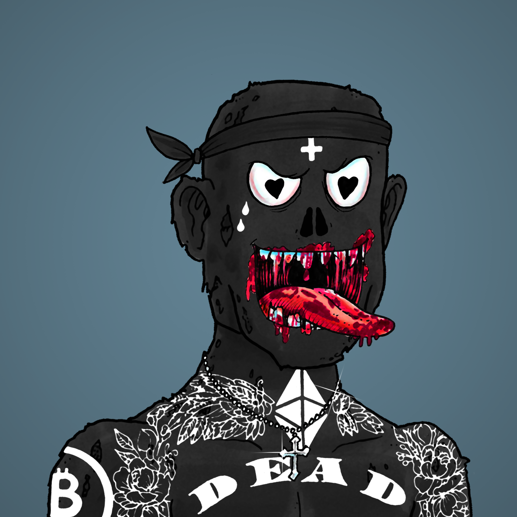 George Trosley - Jungle Freaks - Jungle Freak 2491 - NFT # 2491