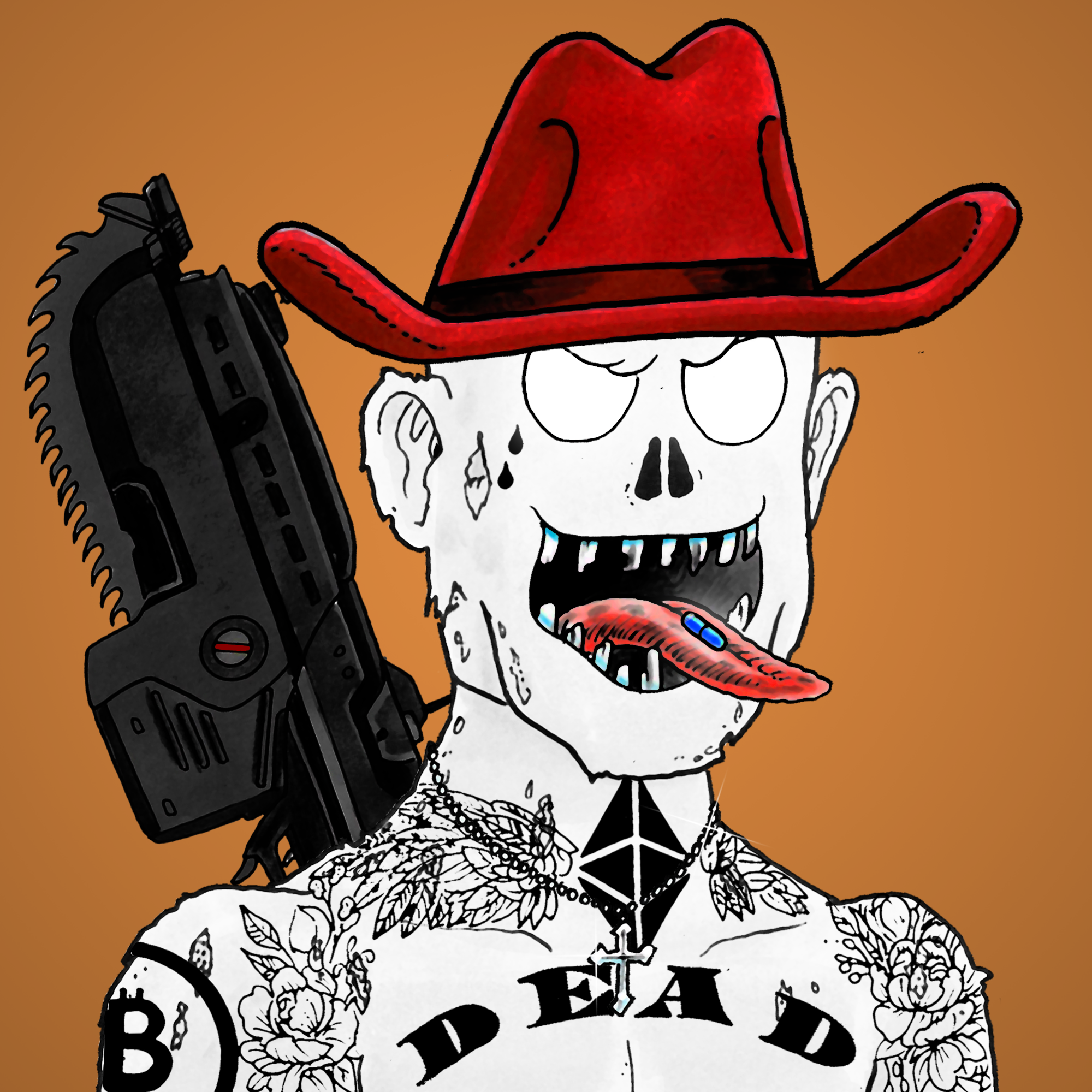 George Trosley - Jungle Freaks - Jungle Freak 2492 - NFT # 2492