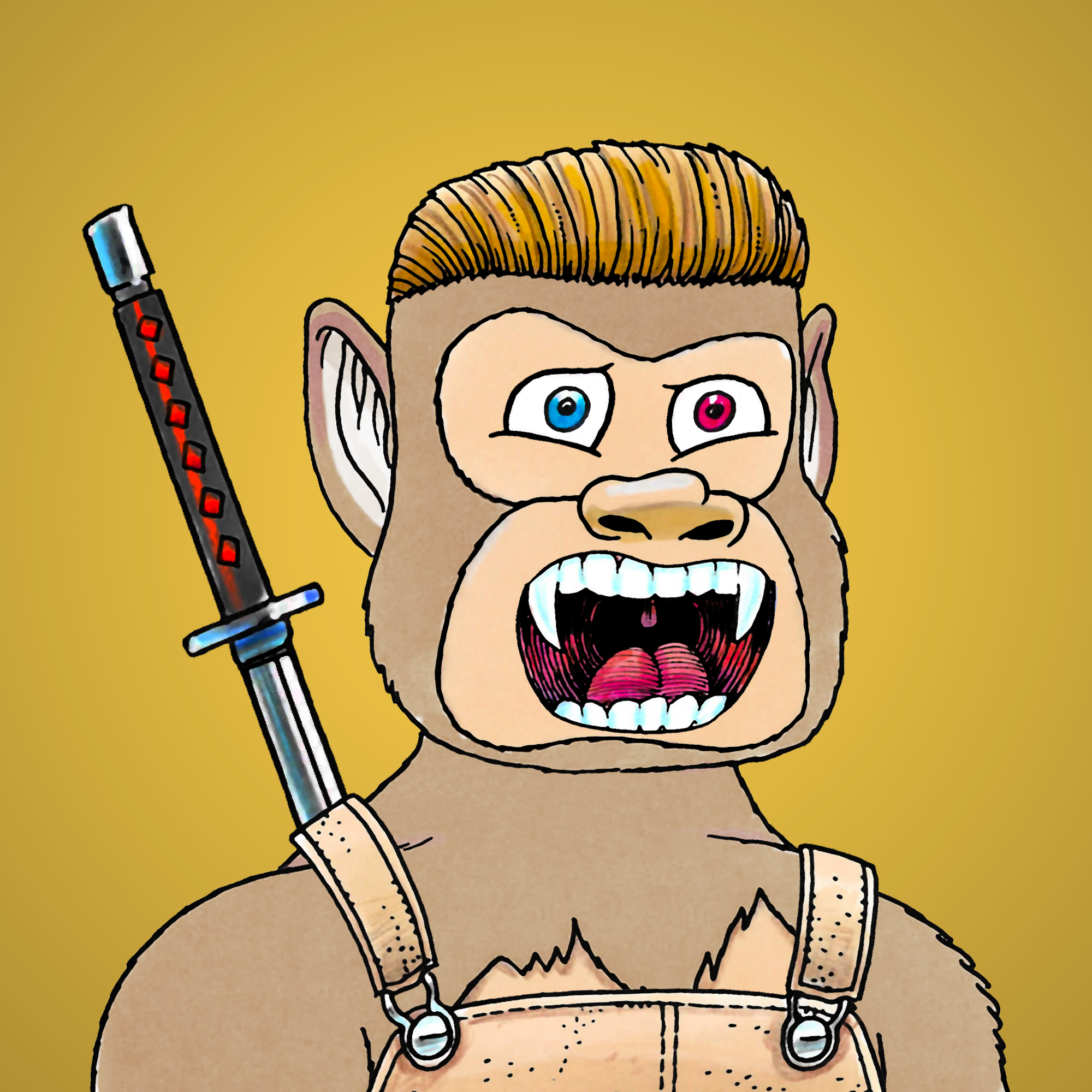 George Trosley - Jungle Freaks - Jungle Freak 2497 - NFT # 2497