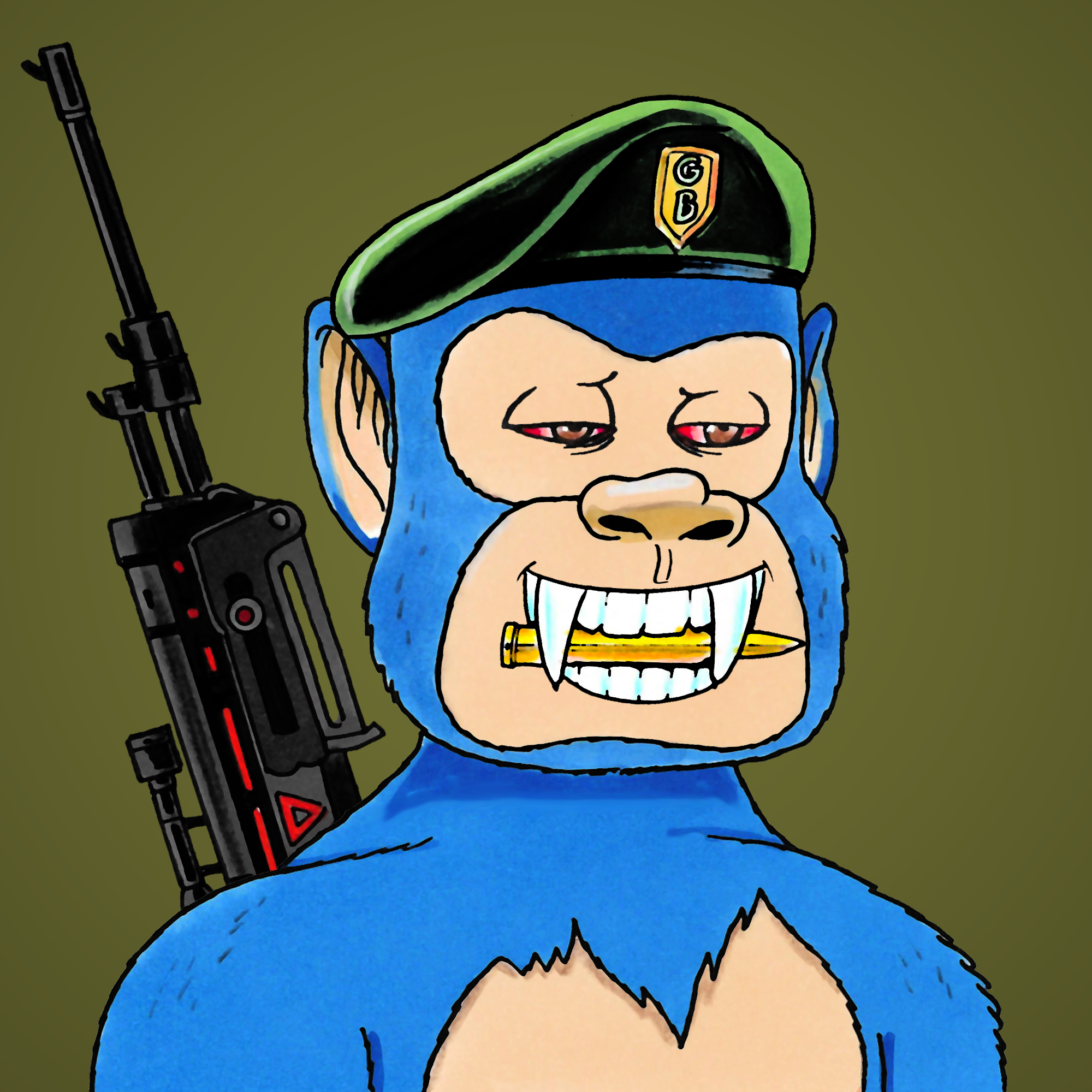 George Trosley - Jungle Freaks - Jungle Freak 2501 - NFT # 2501