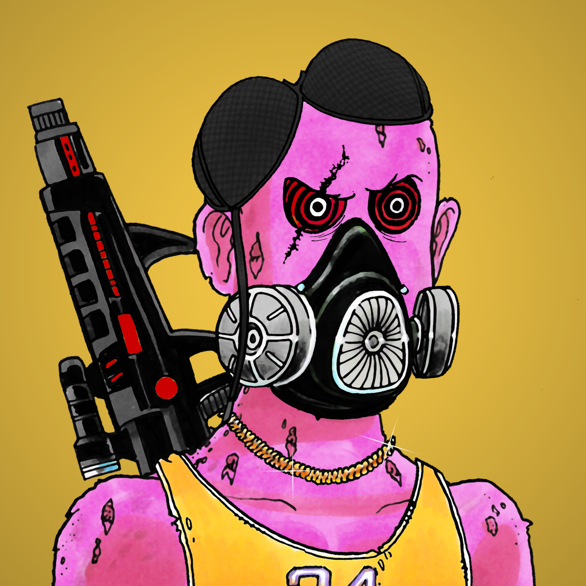 George Trosley - Jungle Freaks - Jungle Freak 251 - NFT # 251