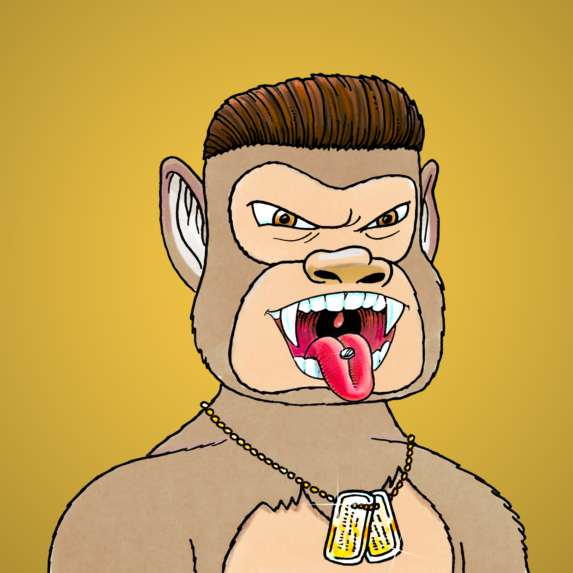 George Trosley - Jungle Freaks - Jungle Freak 2510 - NFT # 2510