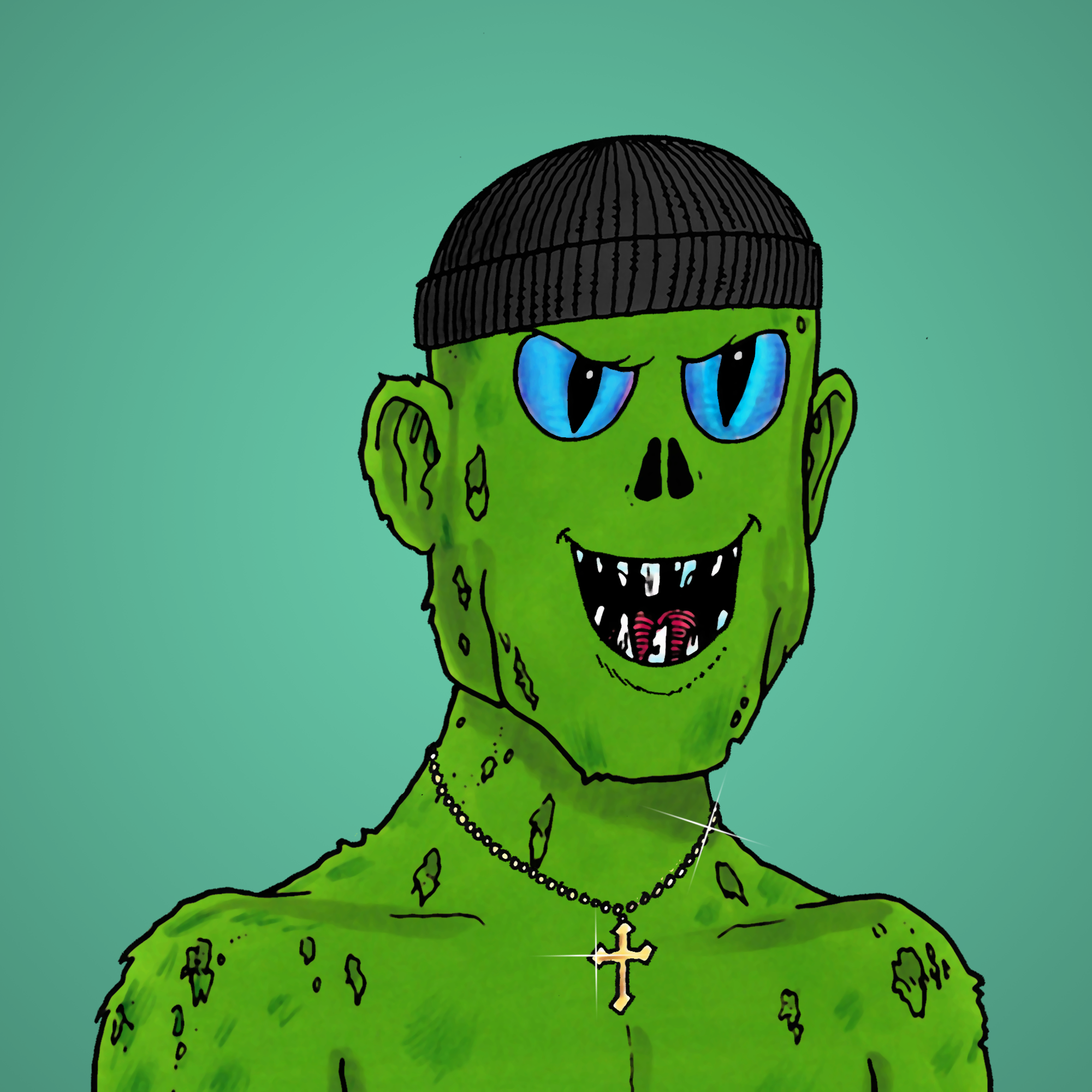 George Trosley - Jungle Freaks - Jungle Freak 2511 - NFT # 2511