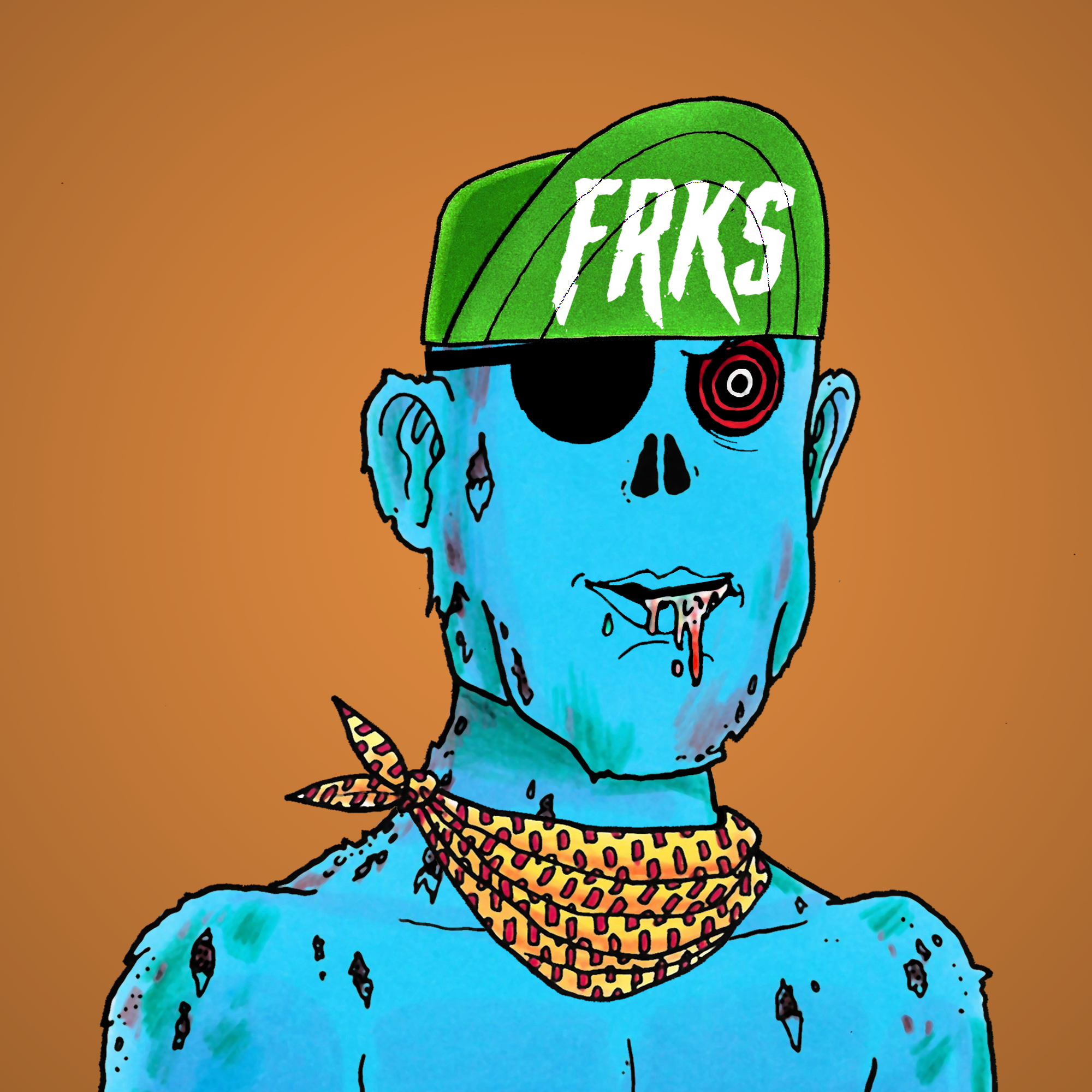 George Trosley - Jungle Freaks - Jungle Freak 2516 - NFT # 2516