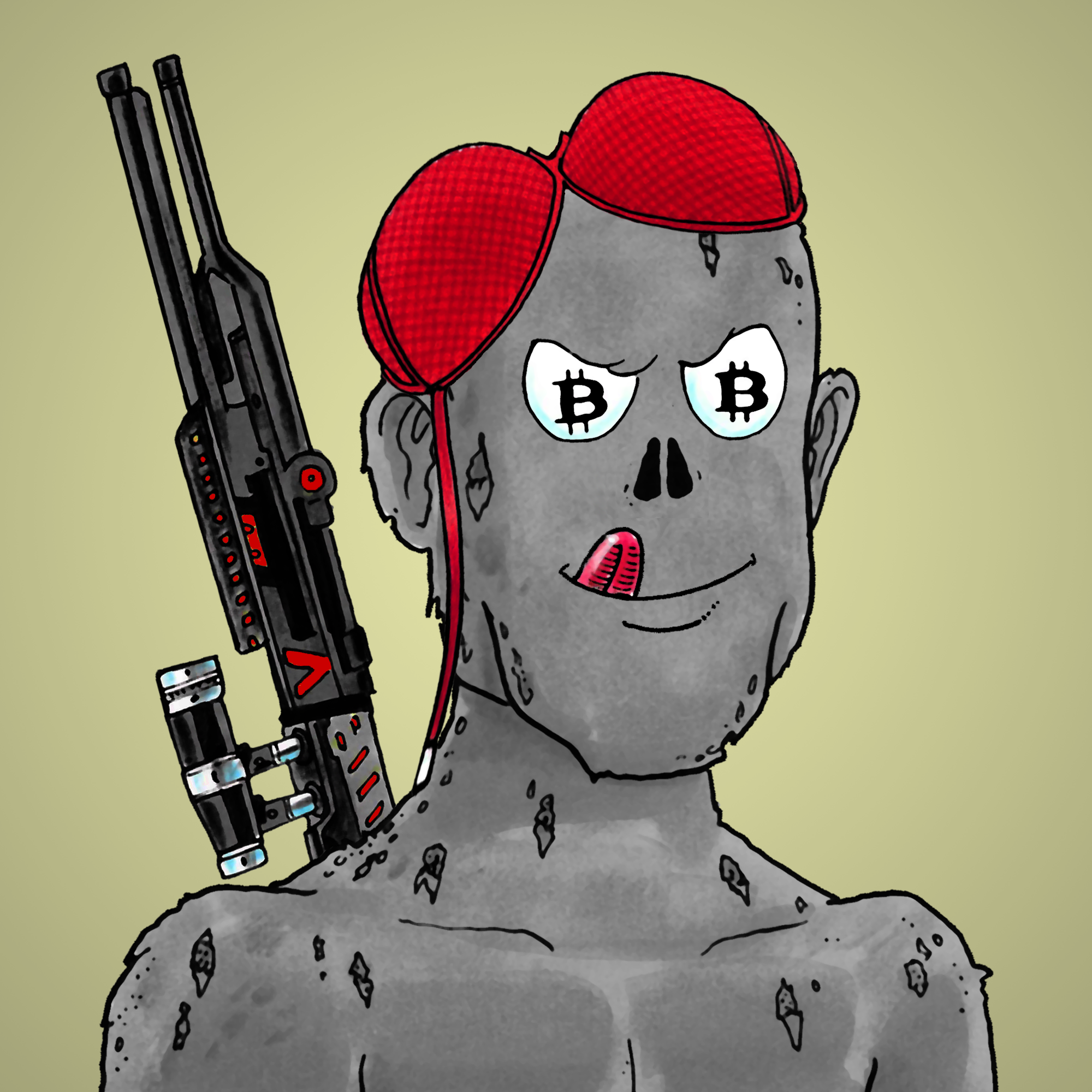 George Trosley - Jungle Freaks - Jungle Freak 2521 - NFT # 2521