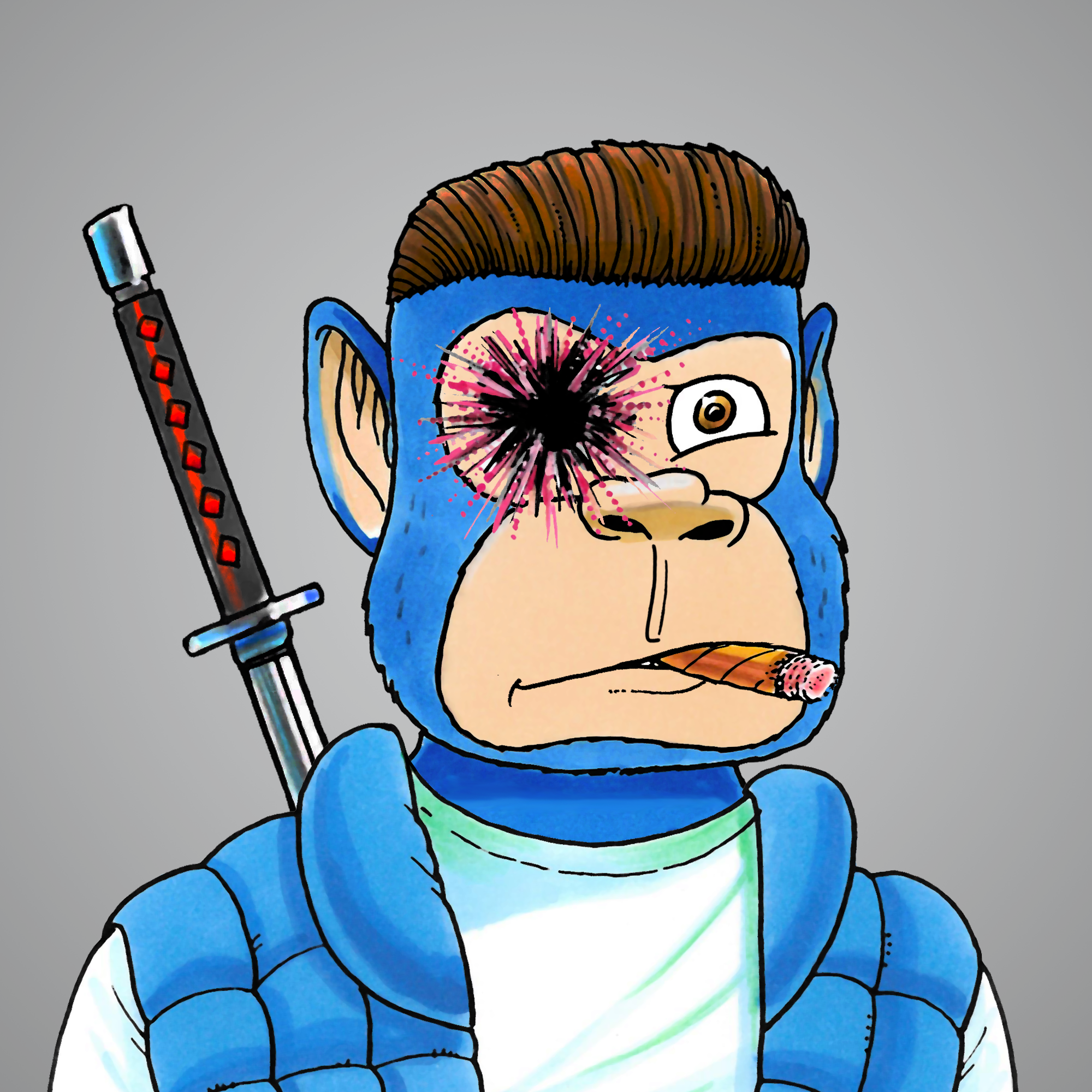 George Trosley - Jungle Freaks - Jungle Freak 2525 - NFT # 2525