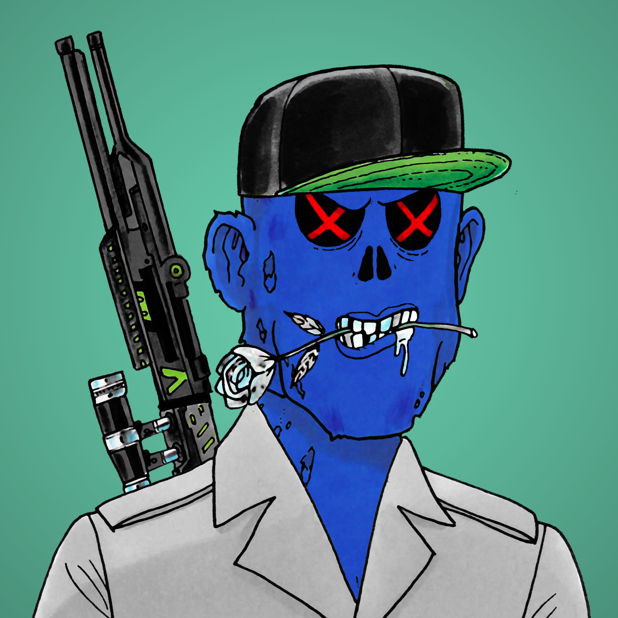 George Trosley - Jungle Freaks - Jungle Freak 2529 - NFT # 2529