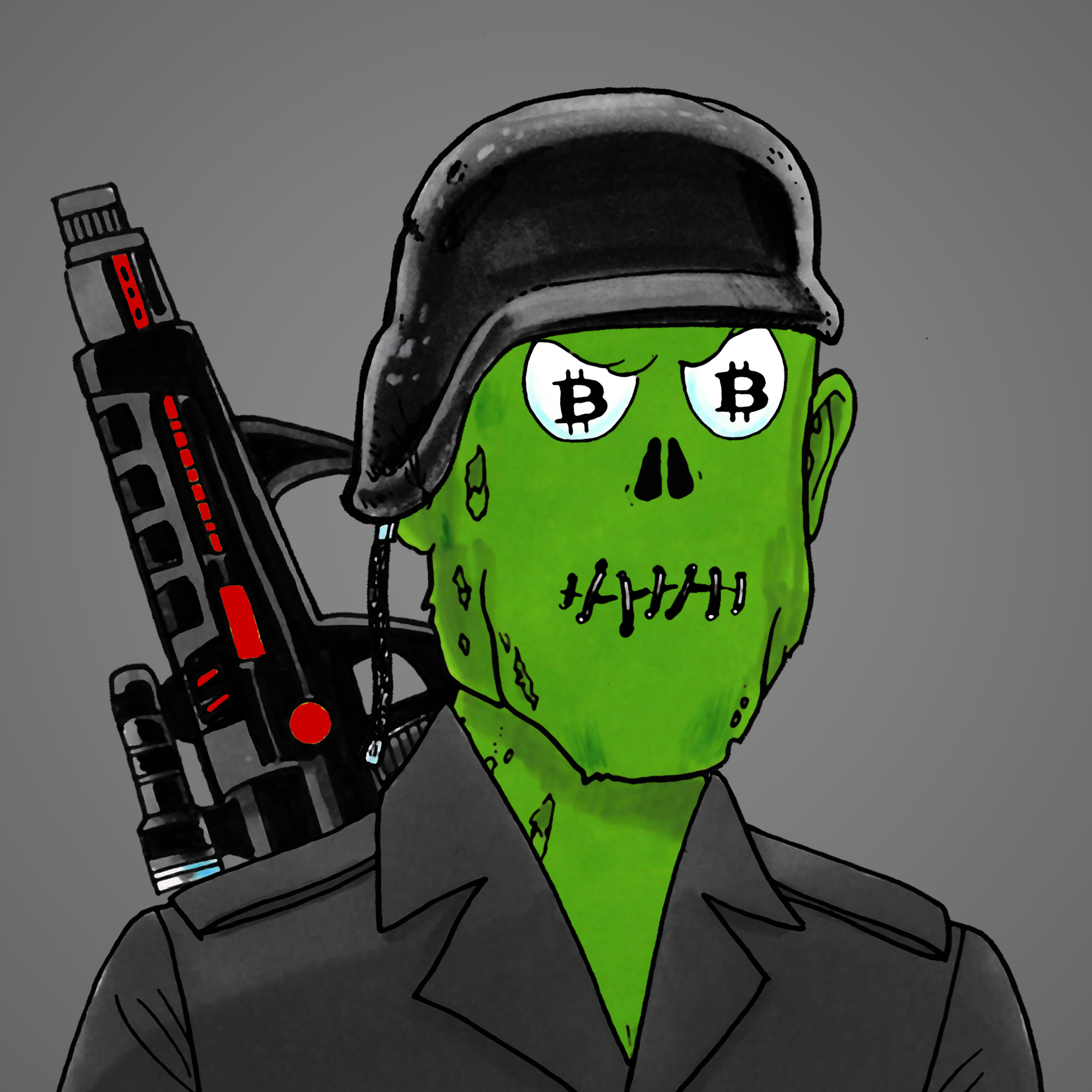 George Trosley - Jungle Freaks - Jungle Freak 2530 - NFT # 2530