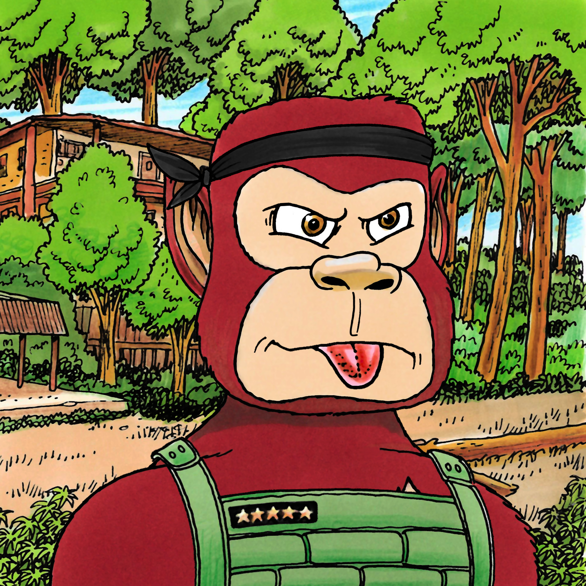 George Trosley - Jungle Freaks - Jungle Freak 2531 - NFT # 2531