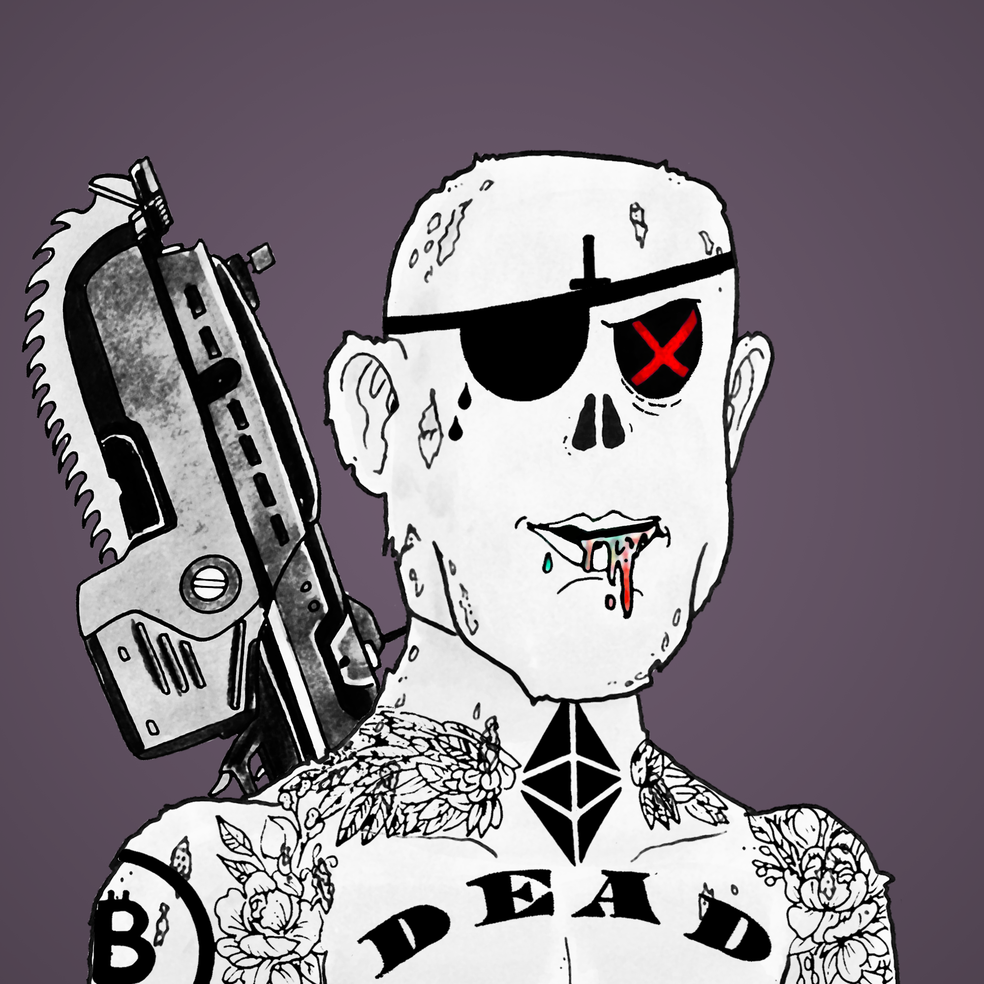 George Trosley - Jungle Freaks - Jungle Freak 2538 - NFT # 2538