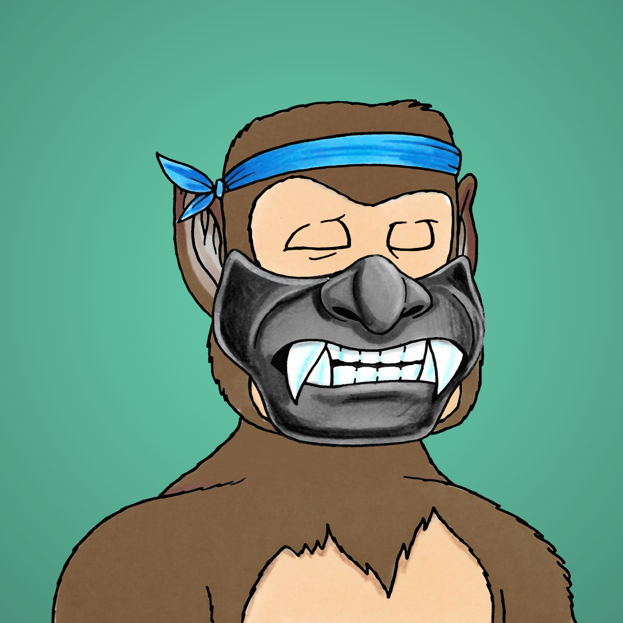 George Trosley - Jungle Freaks - Jungle Freak 2540 - NFT # 2540