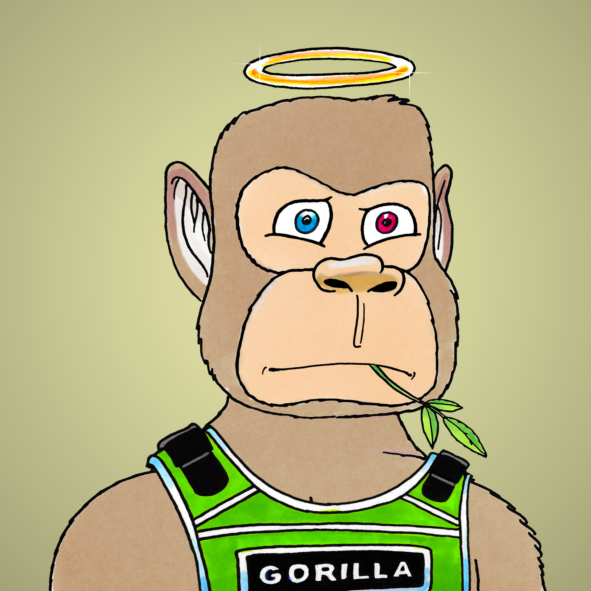 George Trosley - Jungle Freaks - Jungle Freak 2542 - NFT # 2542