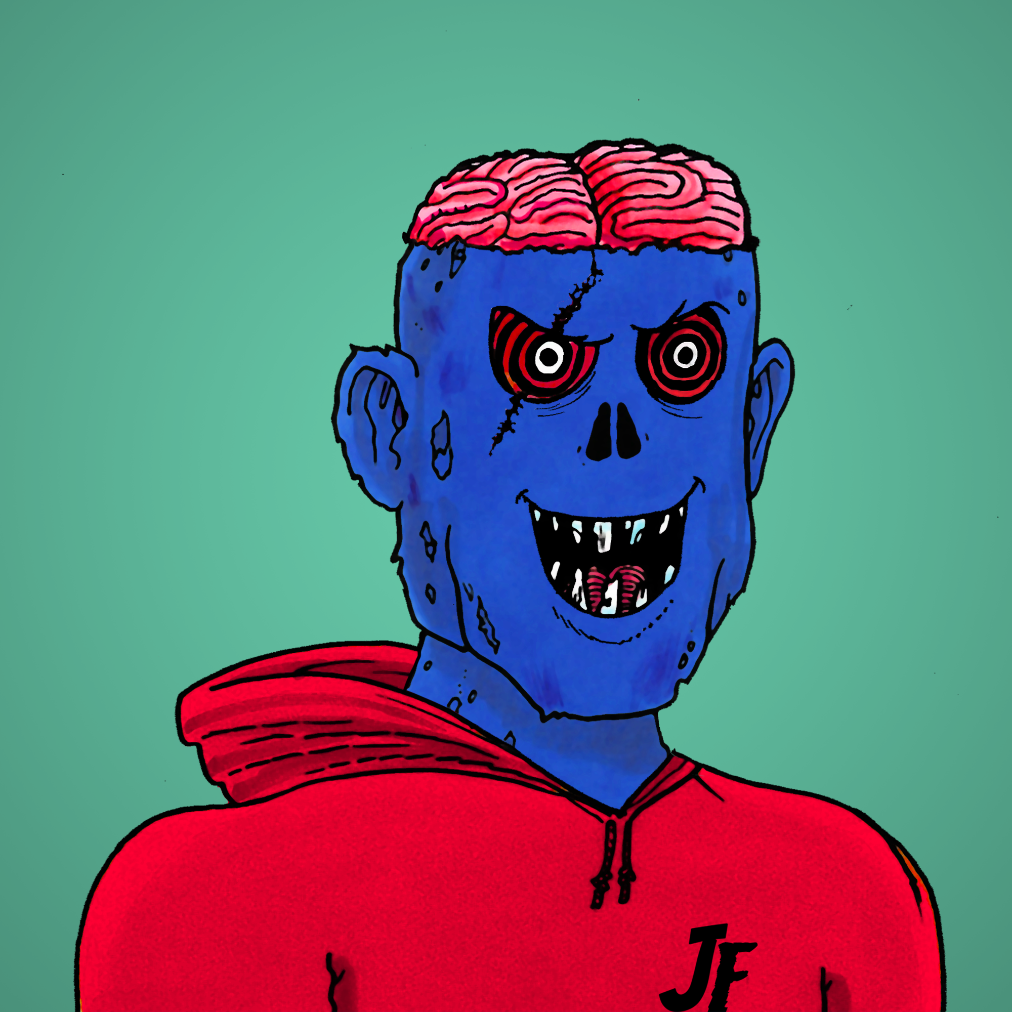 George Trosley - Jungle Freaks - Jungle Freak 2545 - NFT # 2545