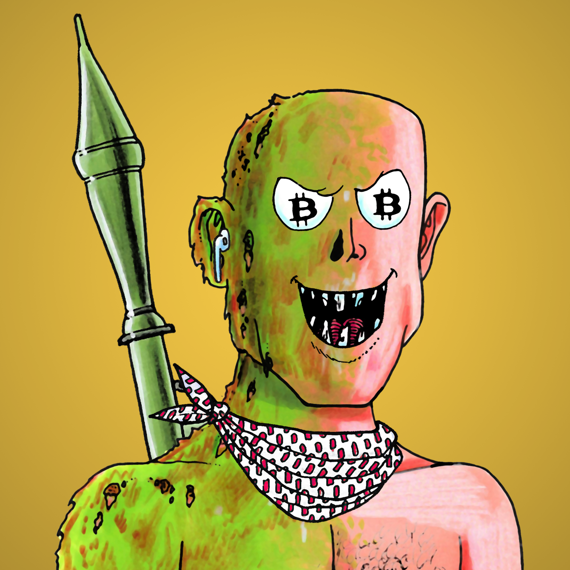 George Trosley - Jungle Freaks - Jungle Freak 255 - NFT # 255