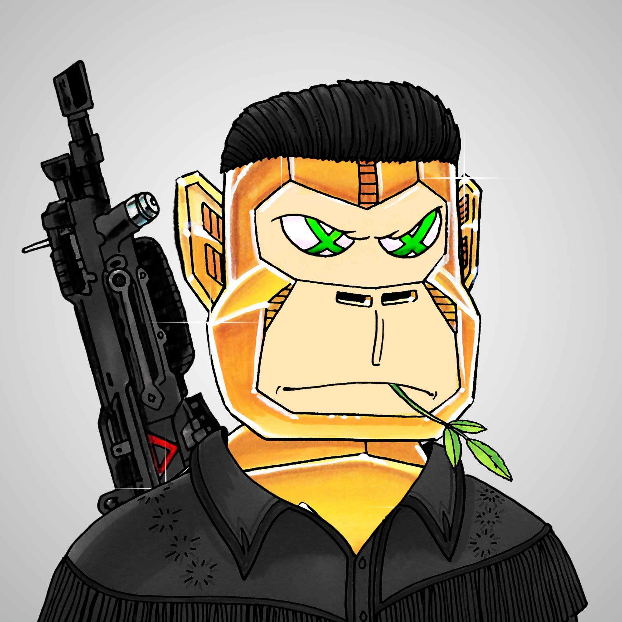 George Trosley - Jungle Freaks - Jungle Freak 2553 - NFT # 2553