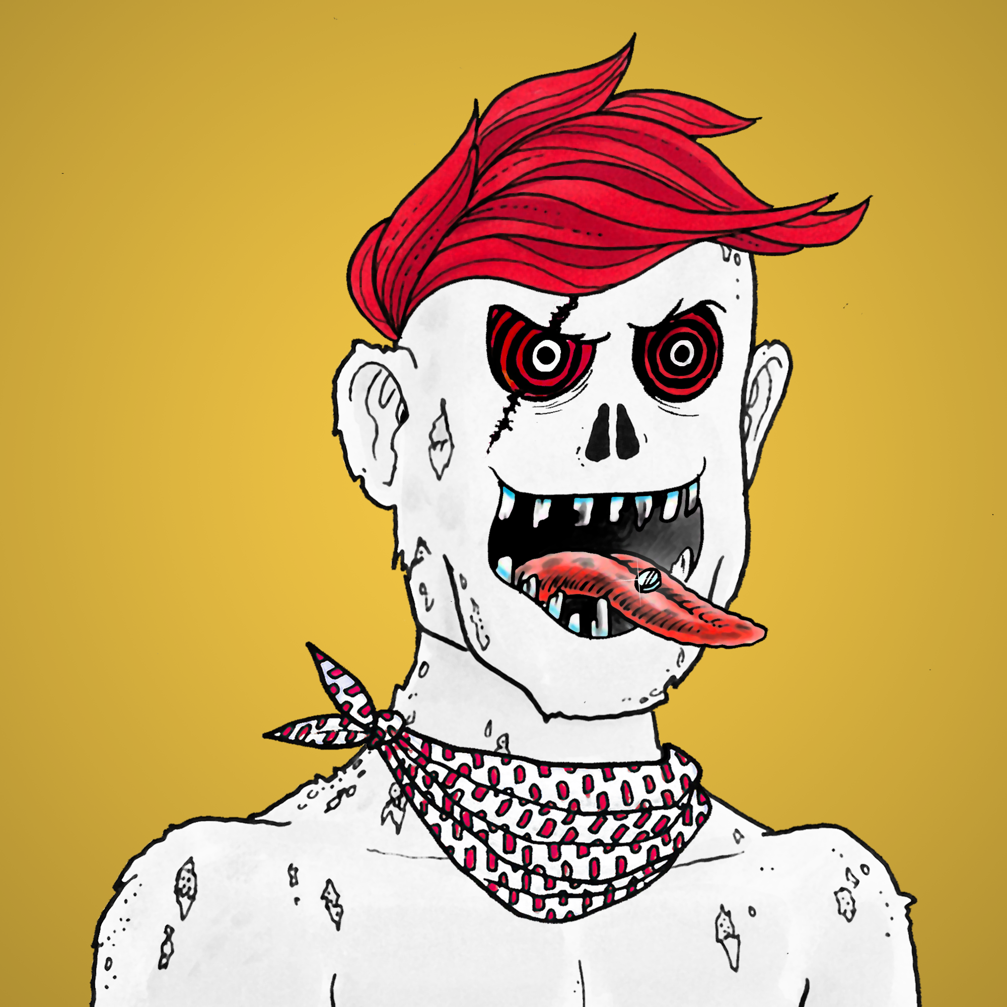 George Trosley - Jungle Freaks - Jungle Freak 2556 - NFT # 2556