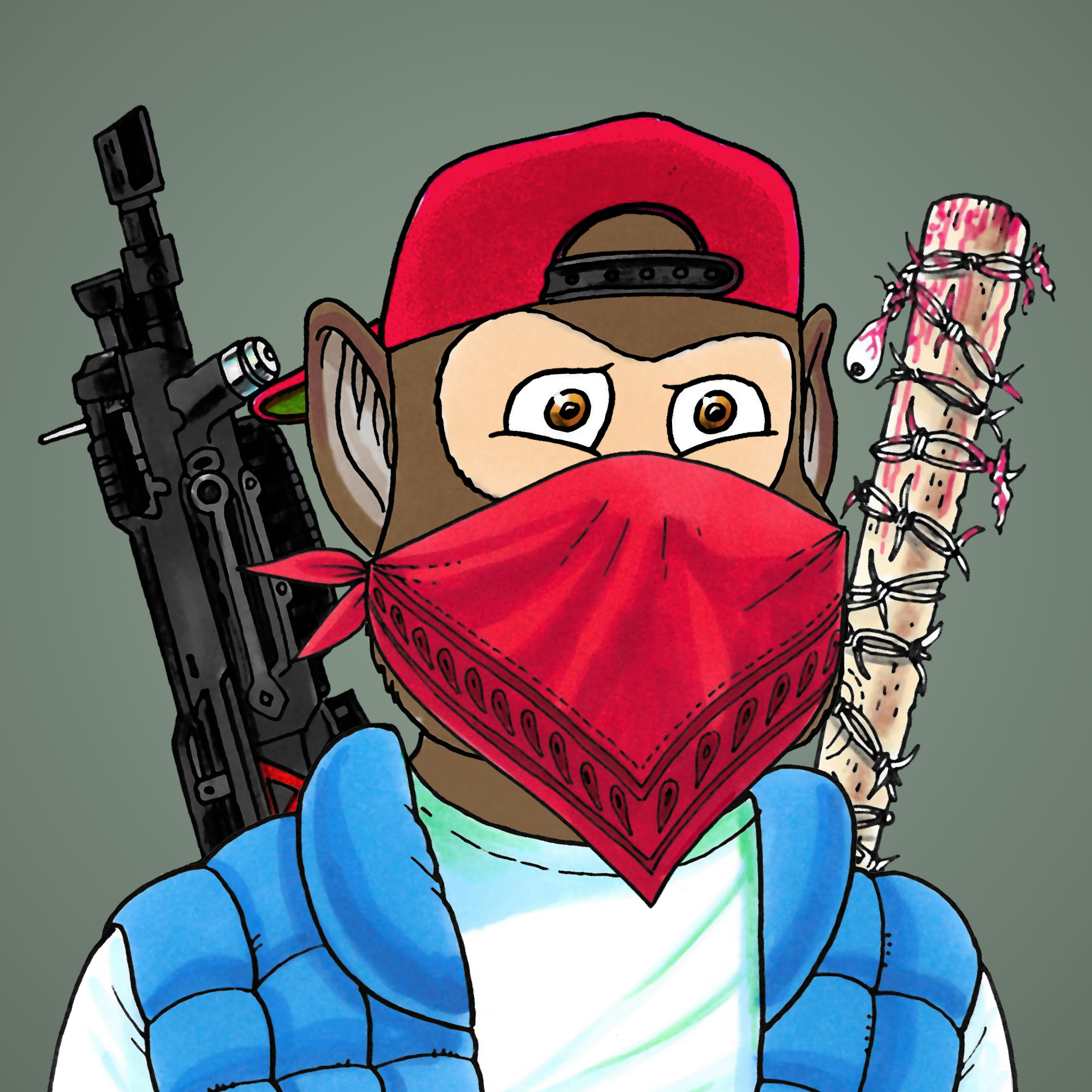 George Trosley - Jungle Freaks - Jungle Freak 2558 - NFT # 2558