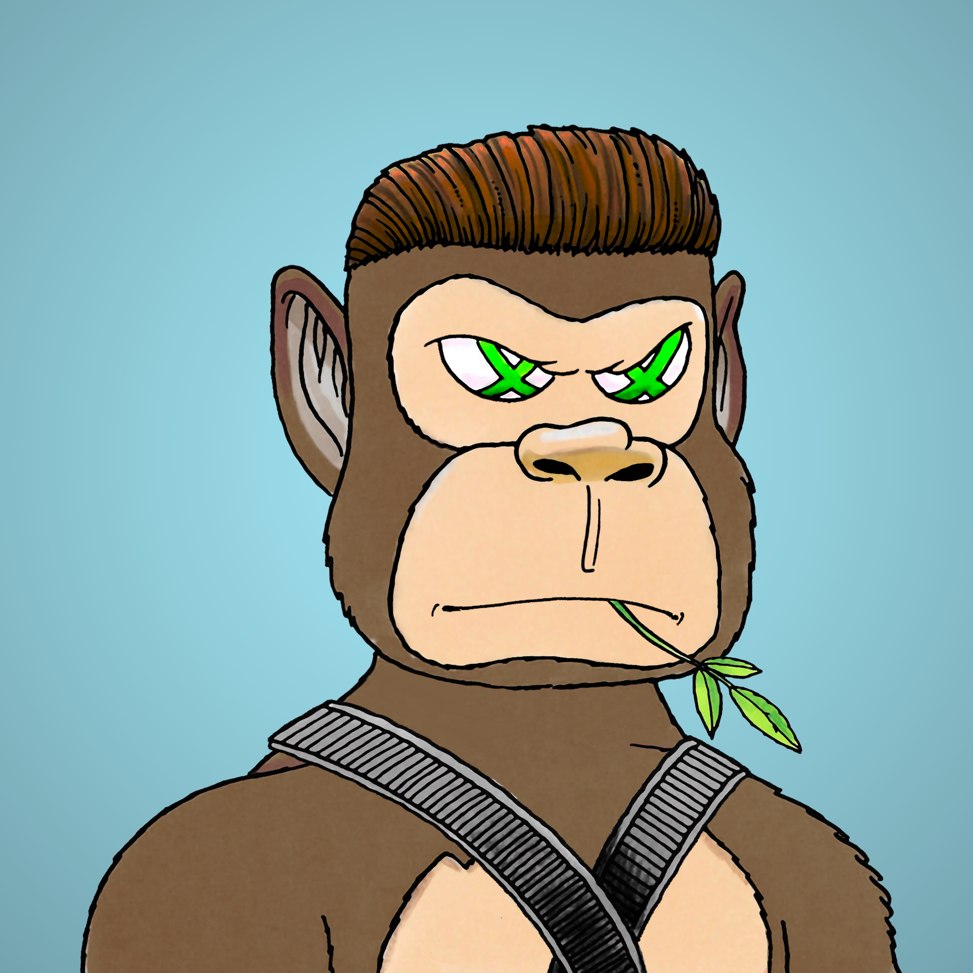 George Trosley - Jungle Freaks - Jungle Freak 2564 - NFT # 2564