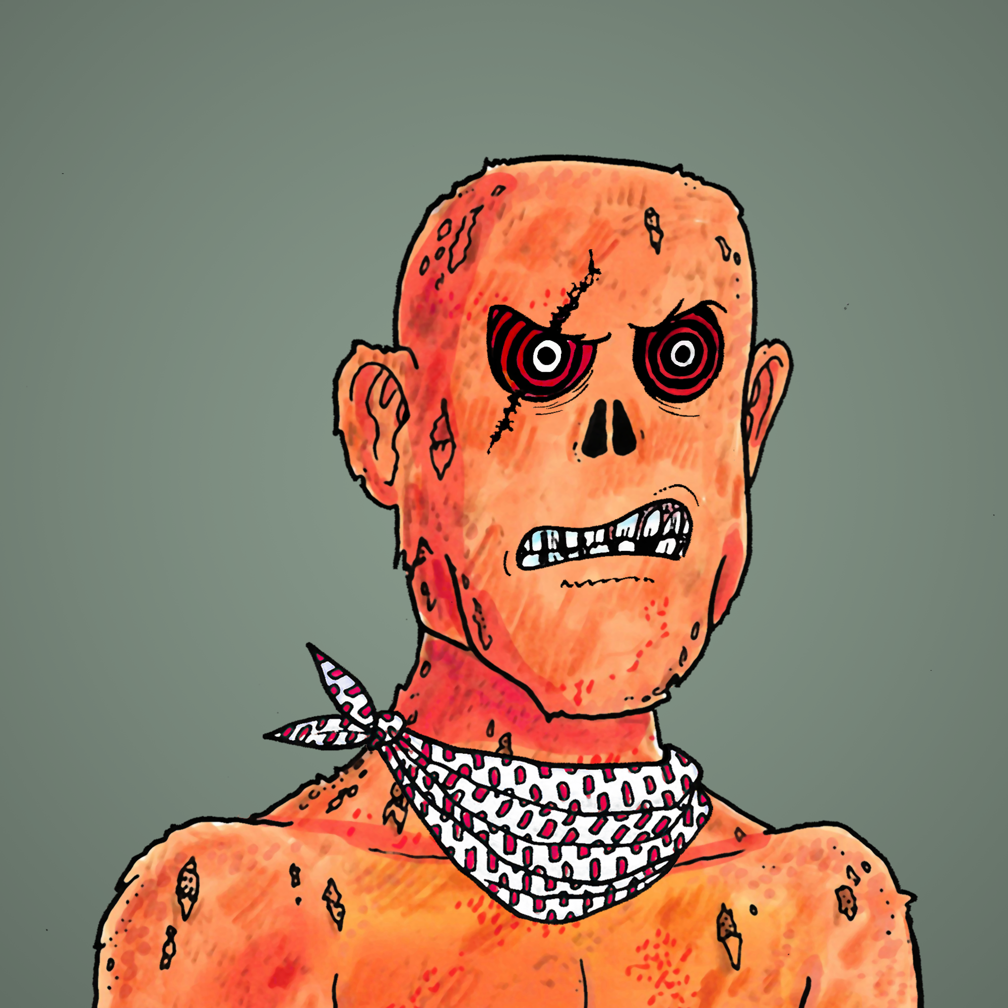 George Trosley - Jungle Freaks - Jungle Freak 2575 - NFT # 2575