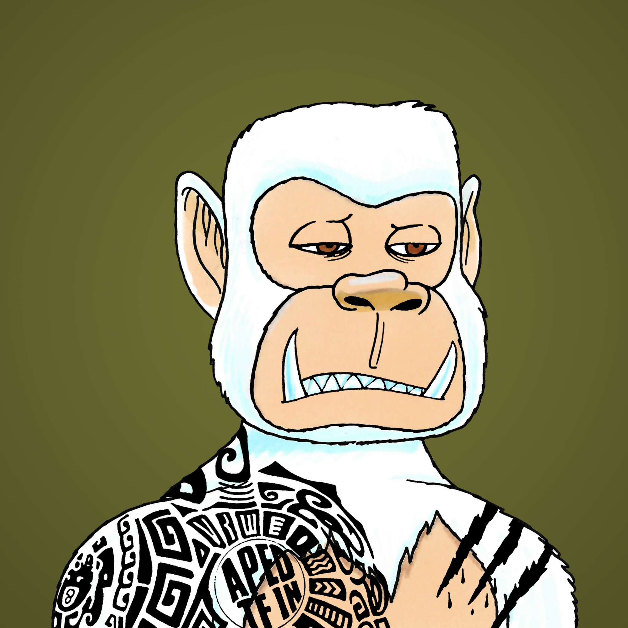 George Trosley - Jungle Freaks - Jungle Freak 2578 - NFT # 2578