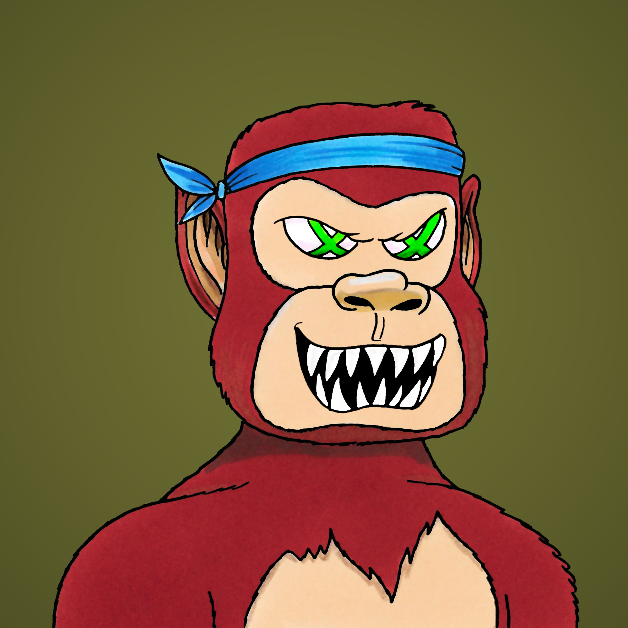 George Trosley - Jungle Freaks - Jungle Freak 258 - NFT # 258