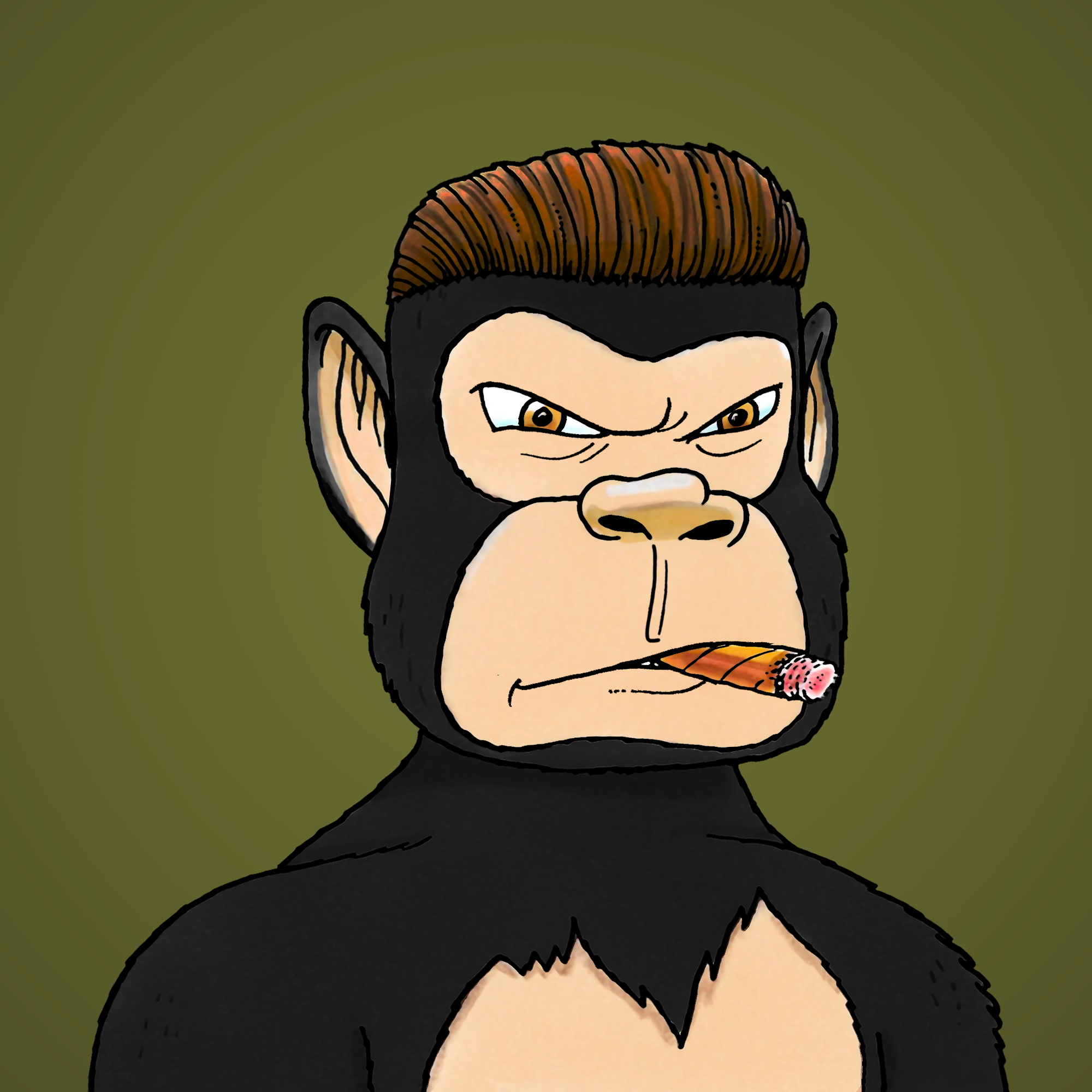 George Trosley - Jungle Freaks - Jungle Freak 2588 - NFT # 2588