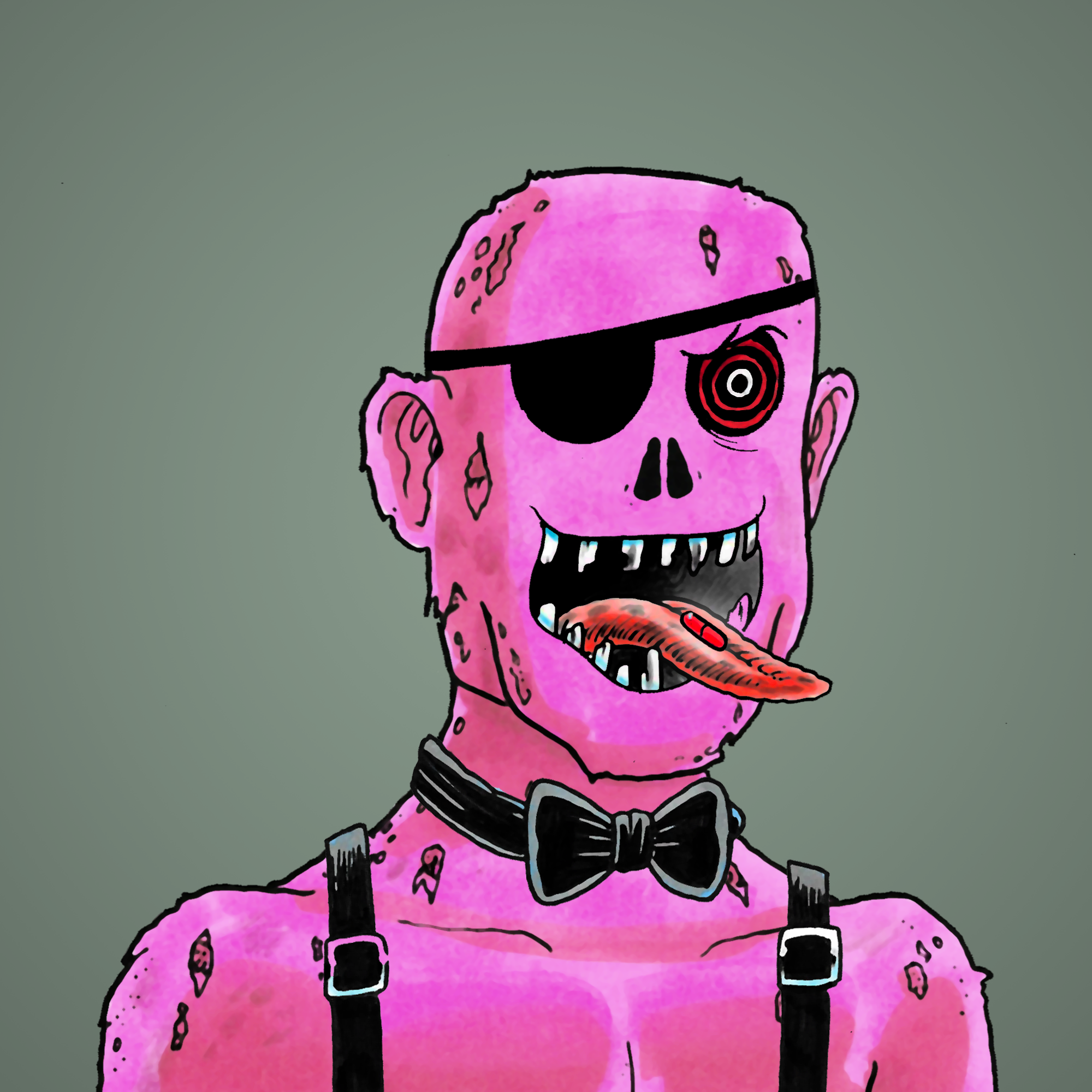 George Trosley - Jungle Freaks - Jungle Freak 2593 - NFT # 2593