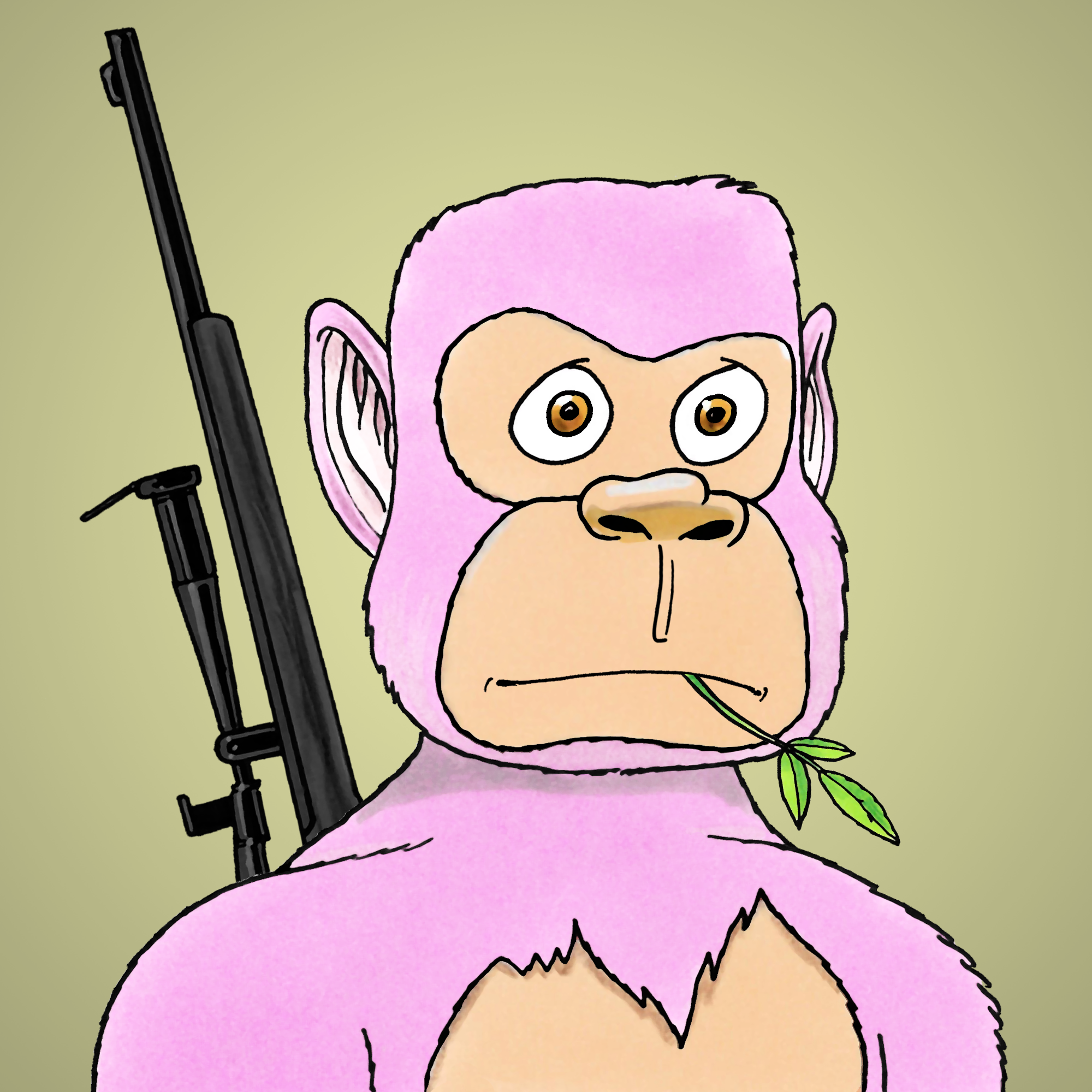 George Trosley - Jungle Freaks - Jungle Freak 2594 - NFT # 2594