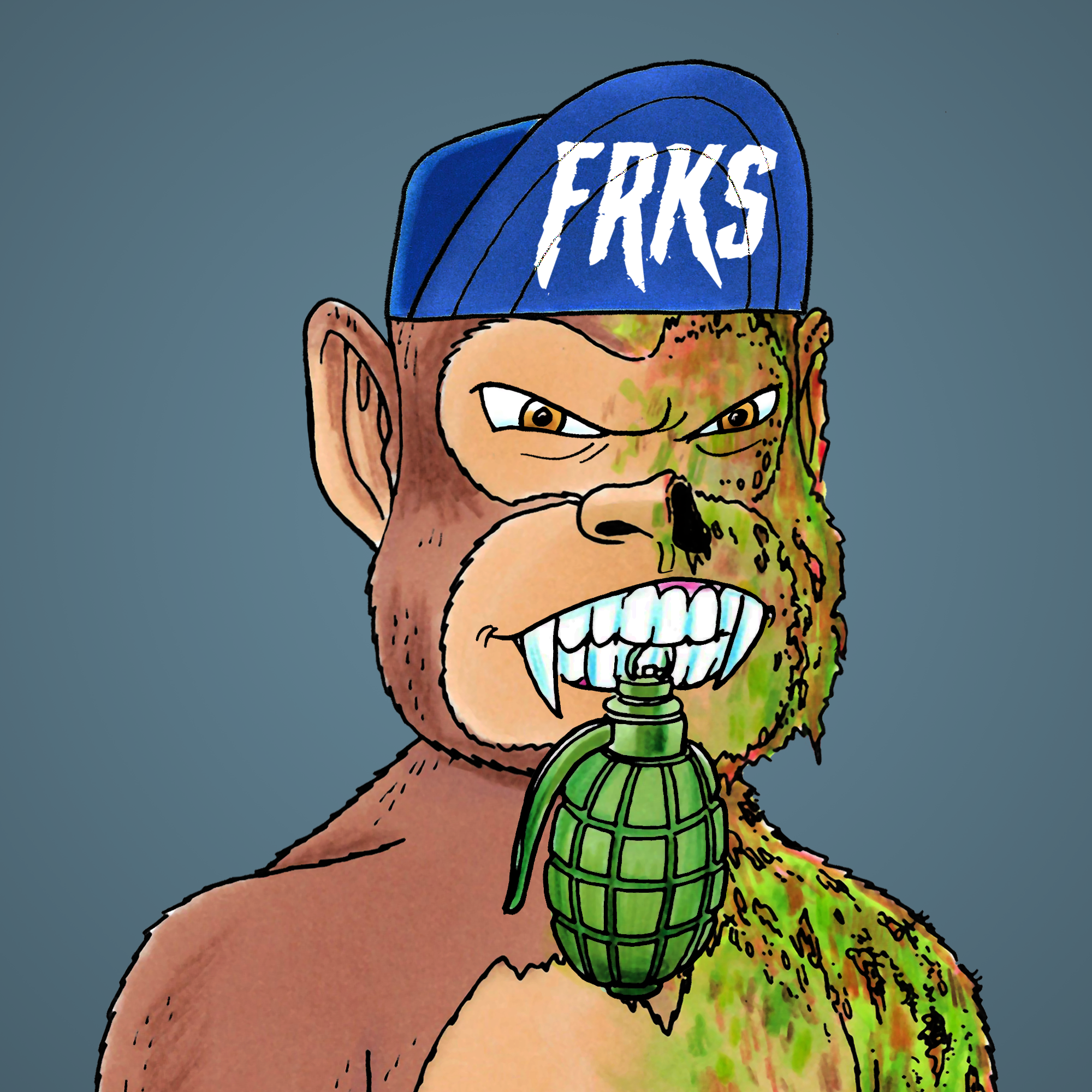 George Trosley - Jungle Freaks - Jungle Freak 2599 - NFT # 2599