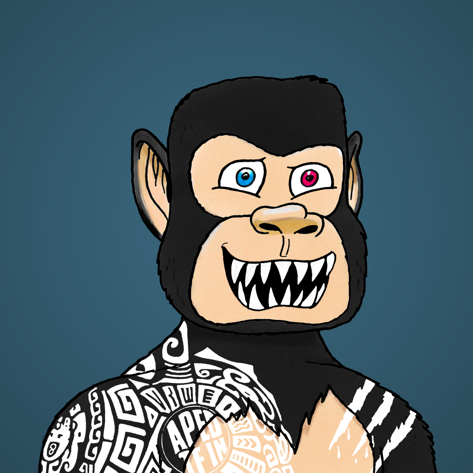 George Trosley - Jungle Freaks - Jungle Freak 2603 - NFT # 2603