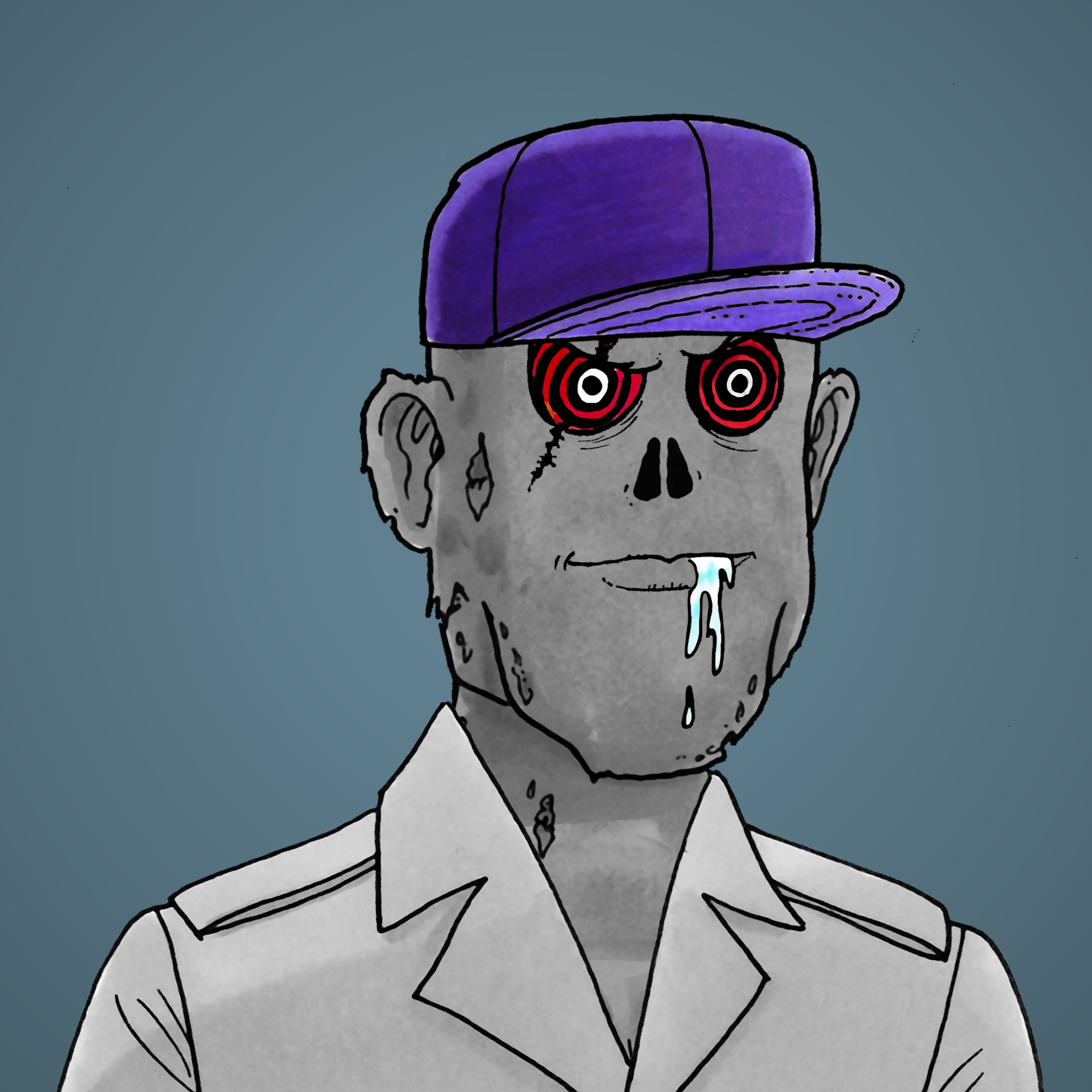 George Trosley - Jungle Freaks - Jungle Freak 2608 - NFT # 2608