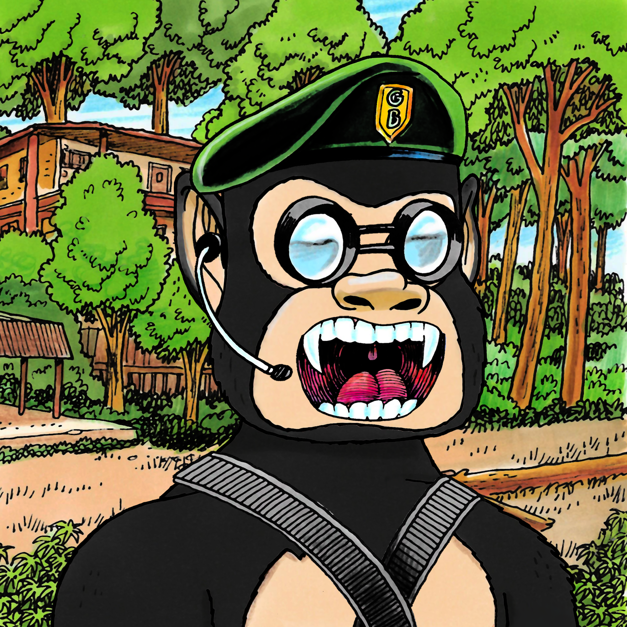 George Trosley - Jungle Freaks - Jungle Freak 2611 - NFT # 2611