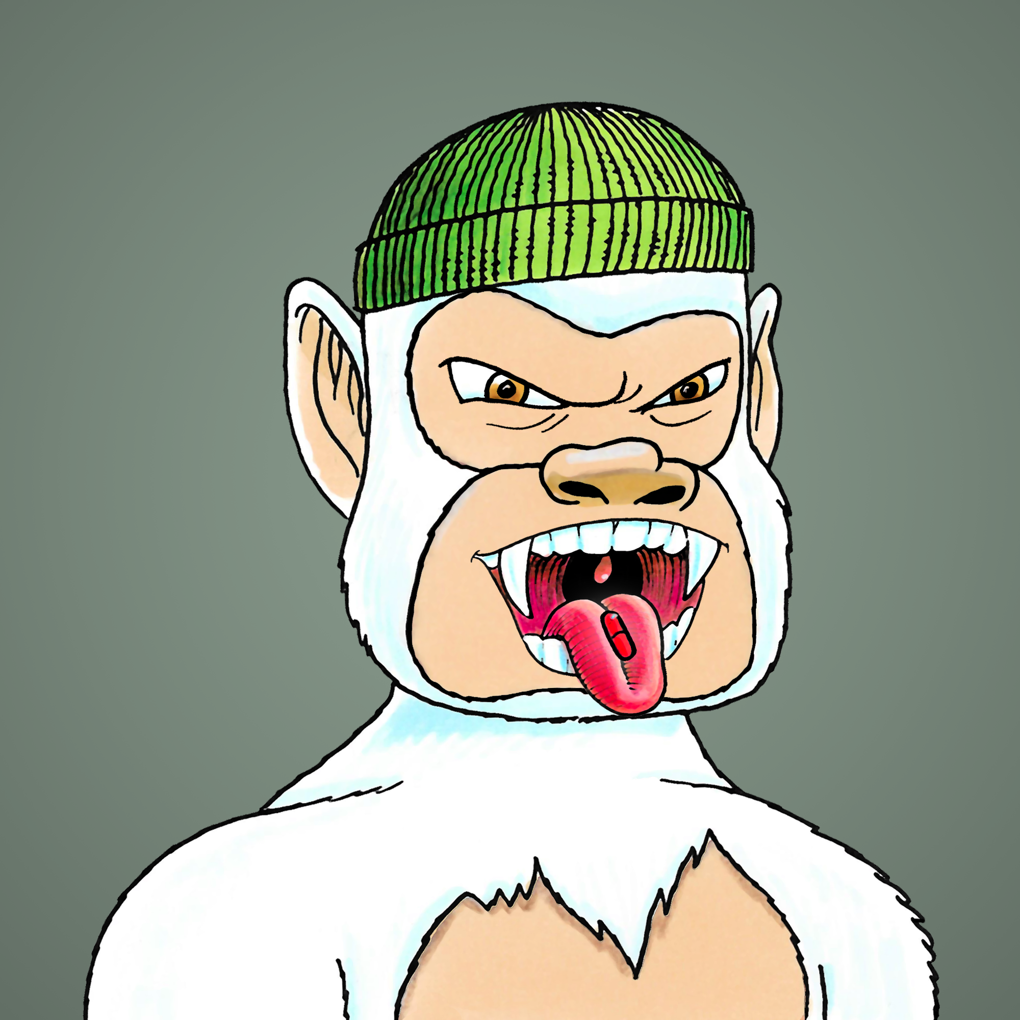 George Trosley - Jungle Freaks - Jungle Freak 2612 - NFT # 2612