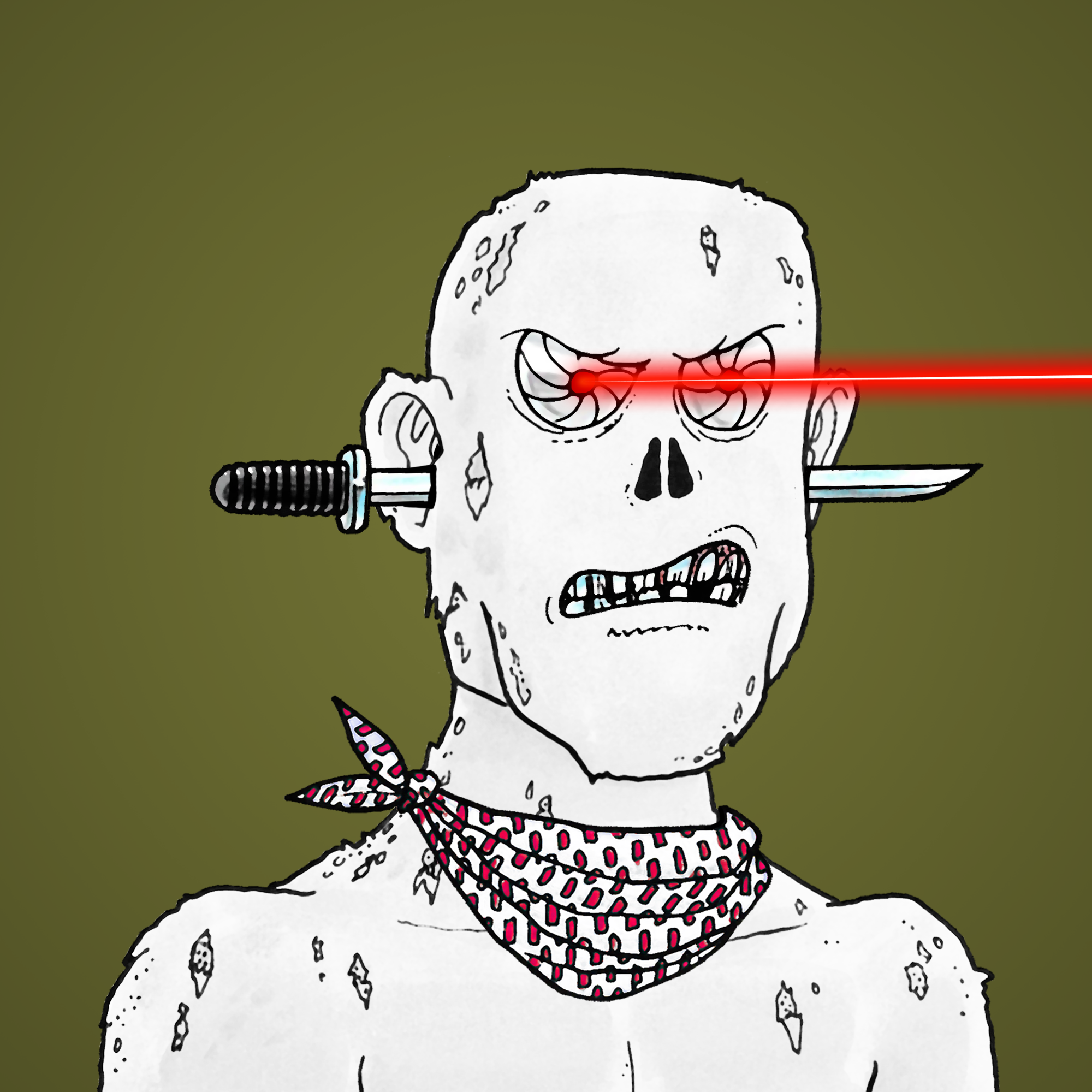 George Trosley - Jungle Freaks - Jungle Freak 2618 - NFT # 2618