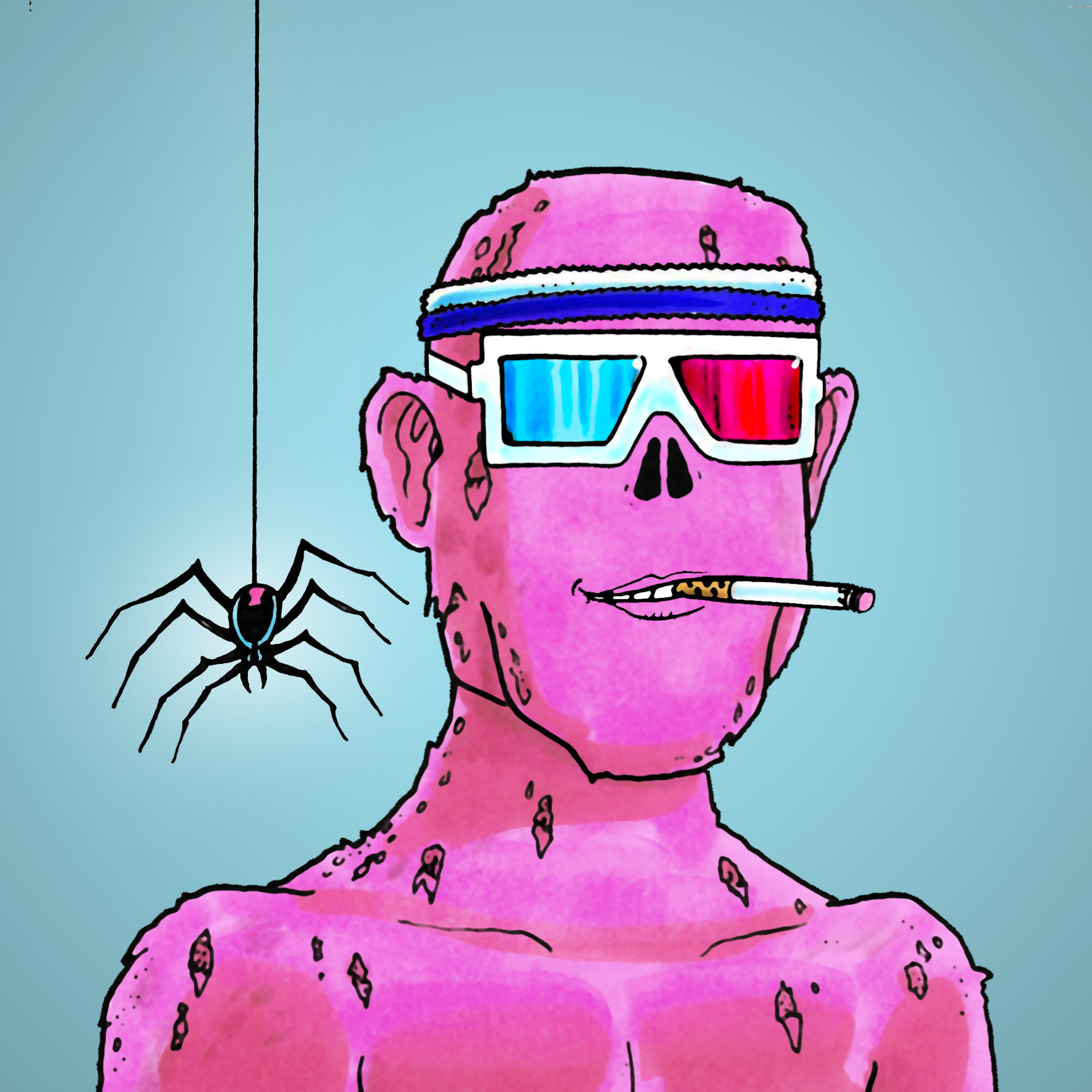 George Trosley - Jungle Freaks - Jungle Freak 2619 - NFT # 2619