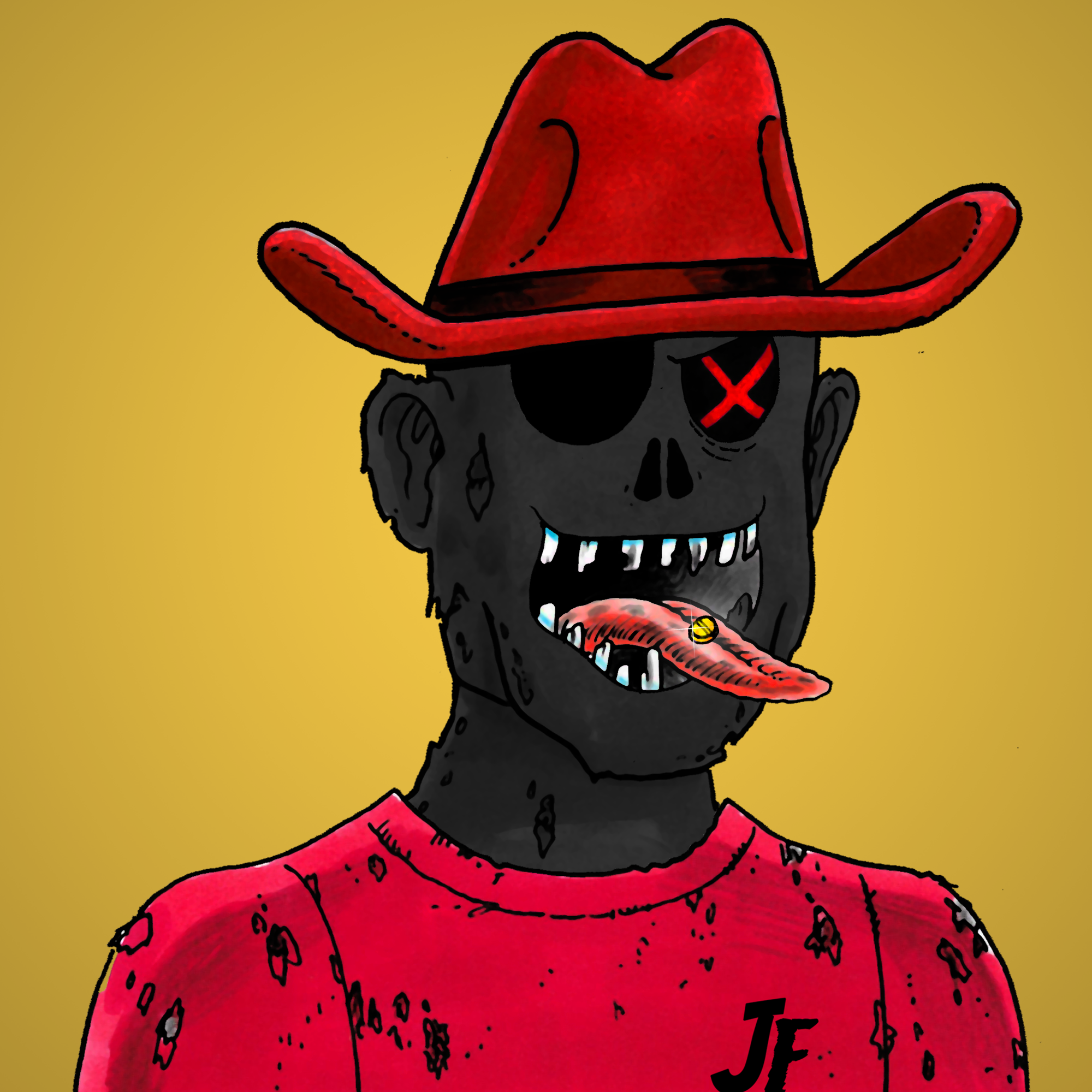 George Trosley - Jungle Freaks - Jungle Freak 2628 - NFT # 2628