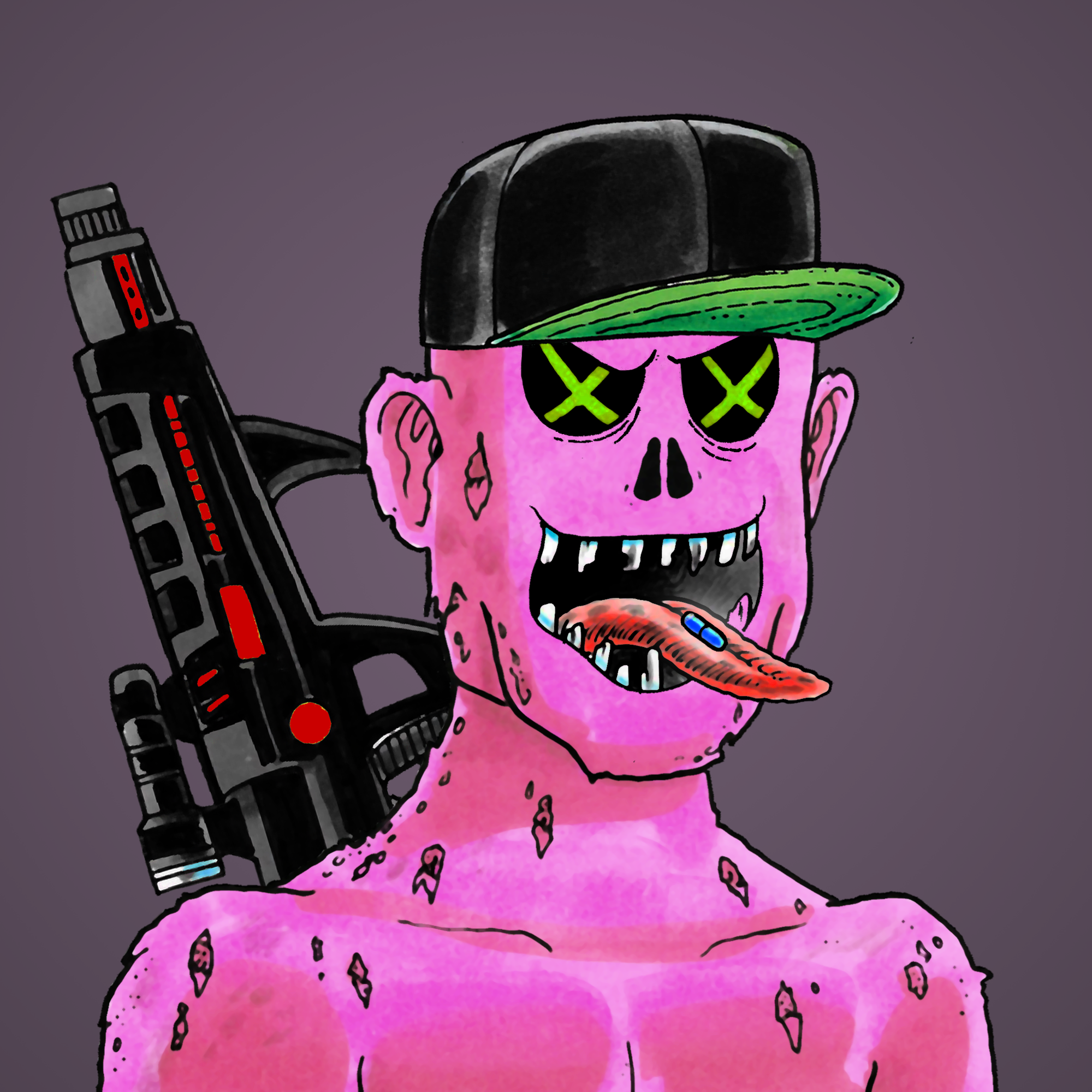 George Trosley - Jungle Freaks - Jungle Freak 2634 - NFT # 2634