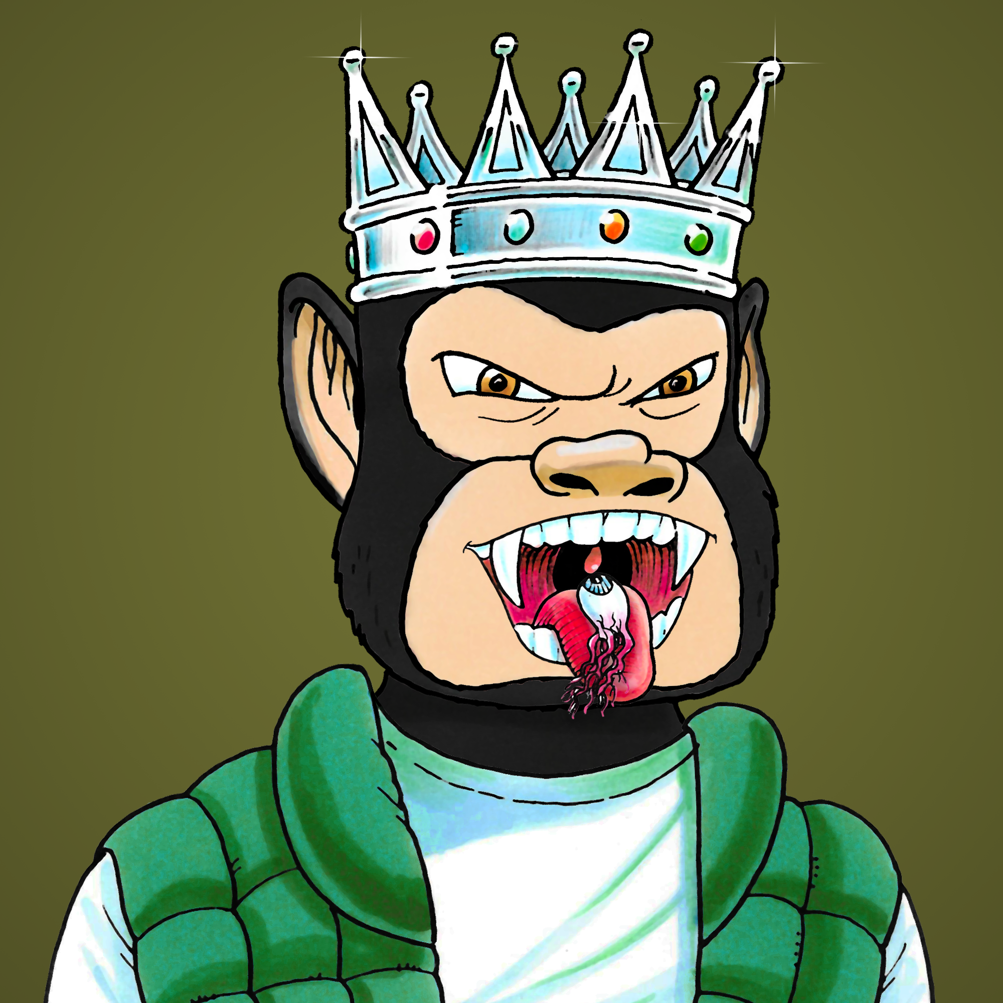 George Trosley - Jungle Freaks - Jungle Freak 2642 - NFT # 2642