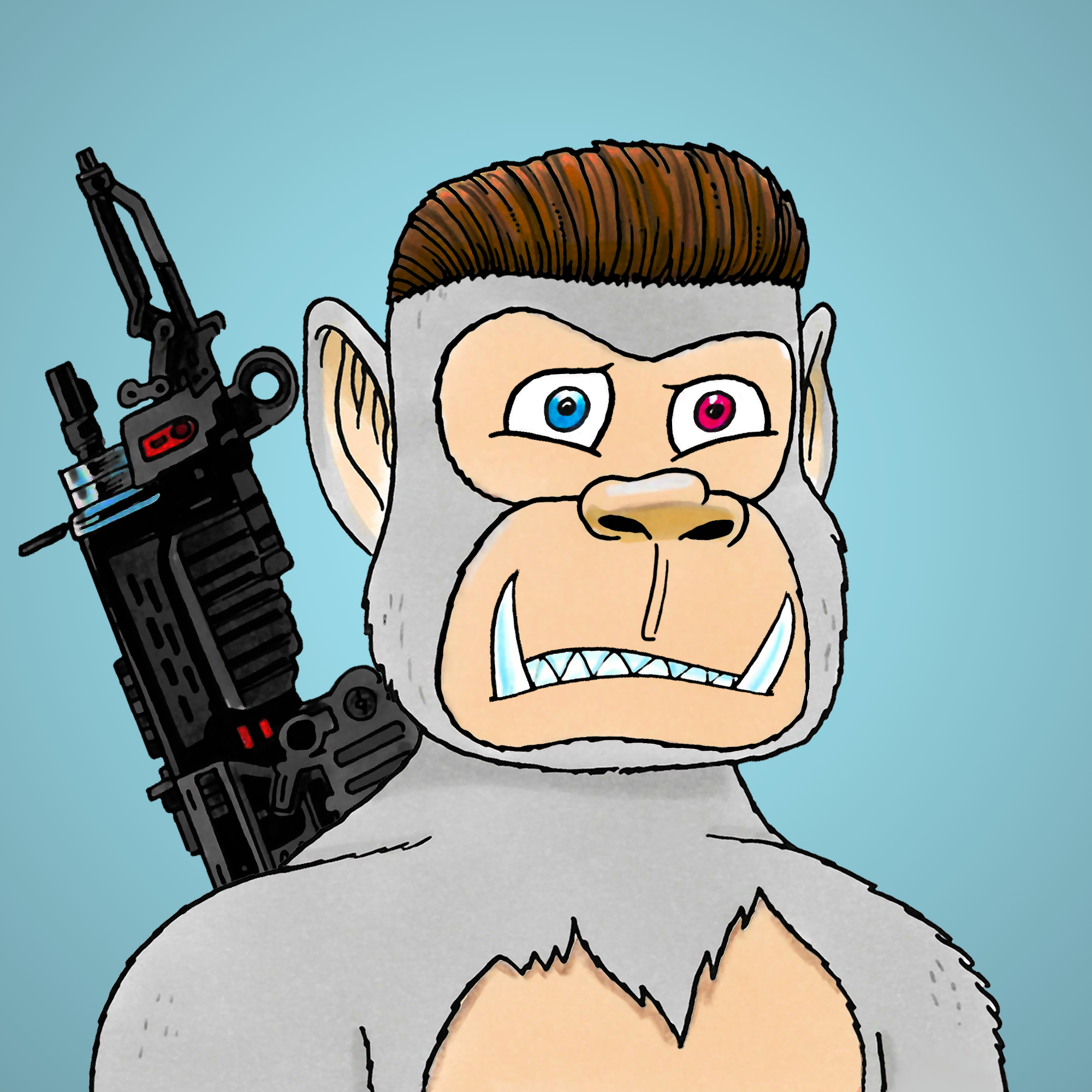 George Trosley - Jungle Freaks - Jungle Freak 2646 - NFT # 2646