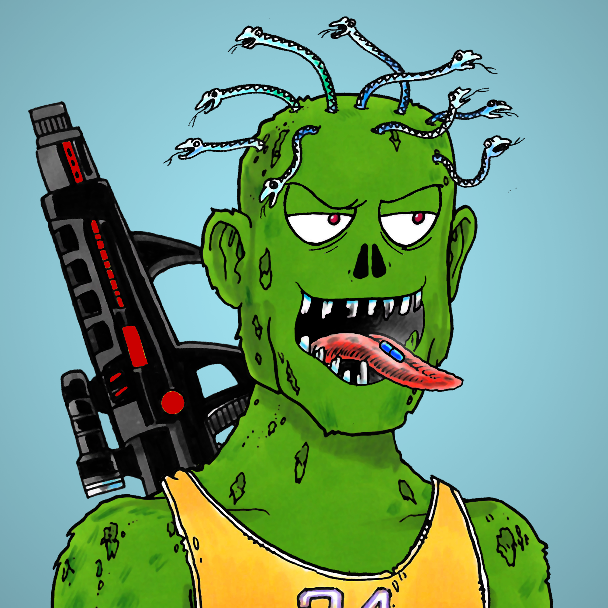 George Trosley - Jungle Freaks - Jungle Freak 2654 - NFT # 2654