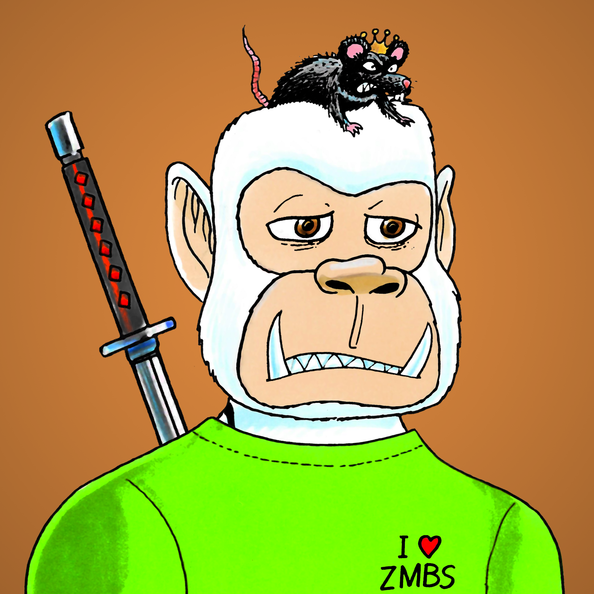 George Trosley - Jungle Freaks - Jungle Freak 2656 - NFT # 2656